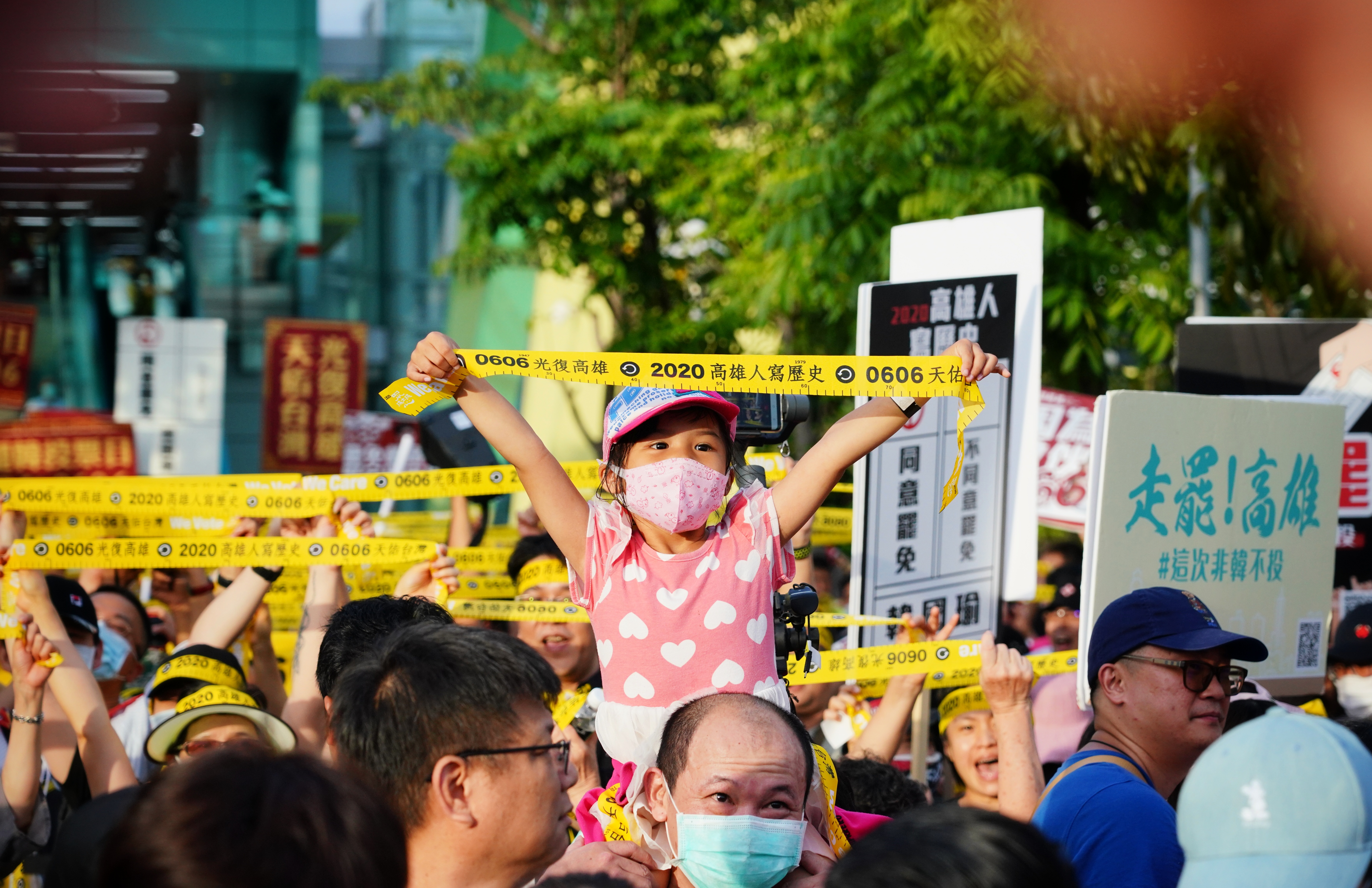罷韓團體於黃金週發起活動，不少民眾熱烈響應。