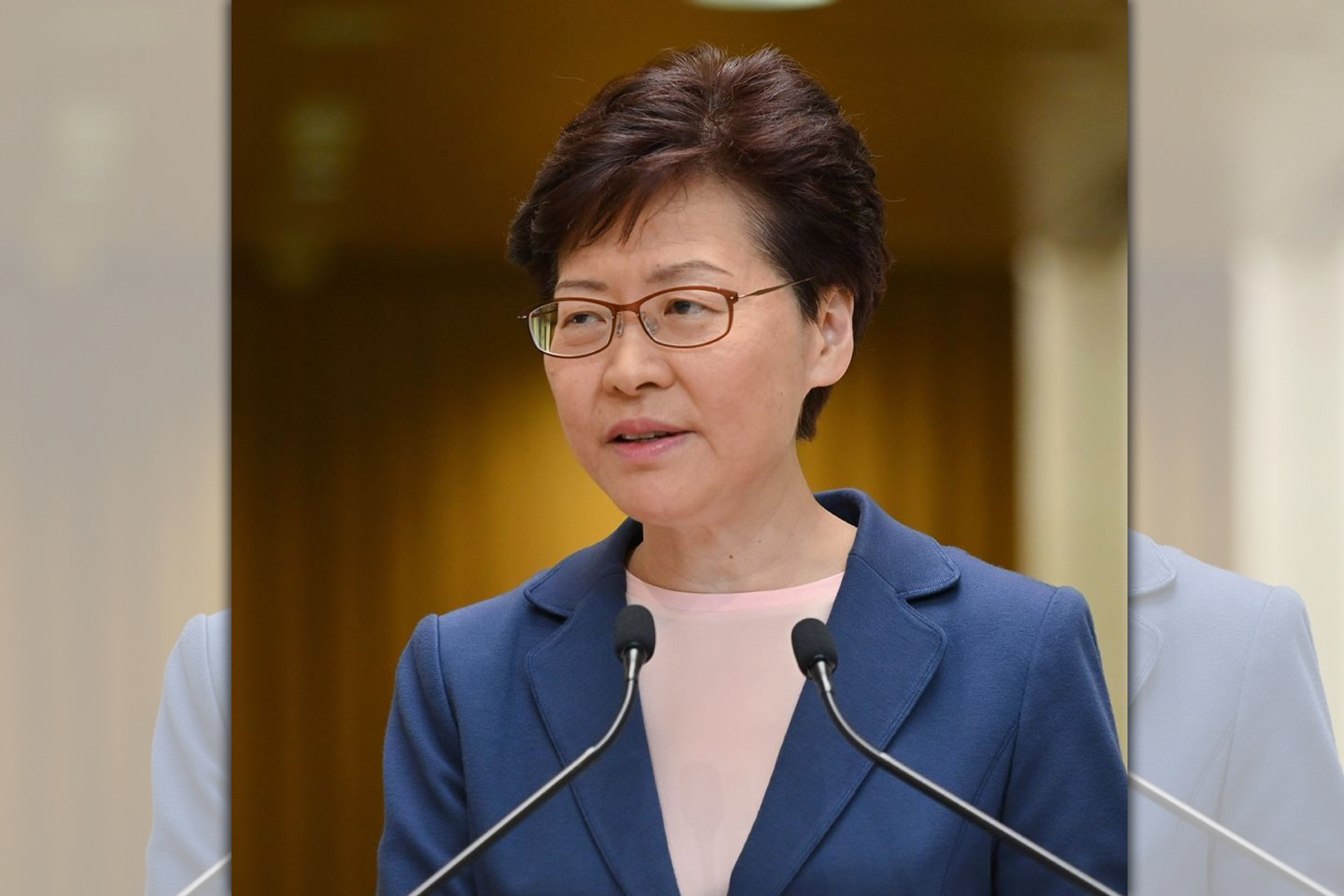 港府昨晚發出千字聲明反駁美國政府的聲明及言論。圖為香港特首林鄭月娥。（翻攝自林鄭月娥 Carrie Lam臉書）