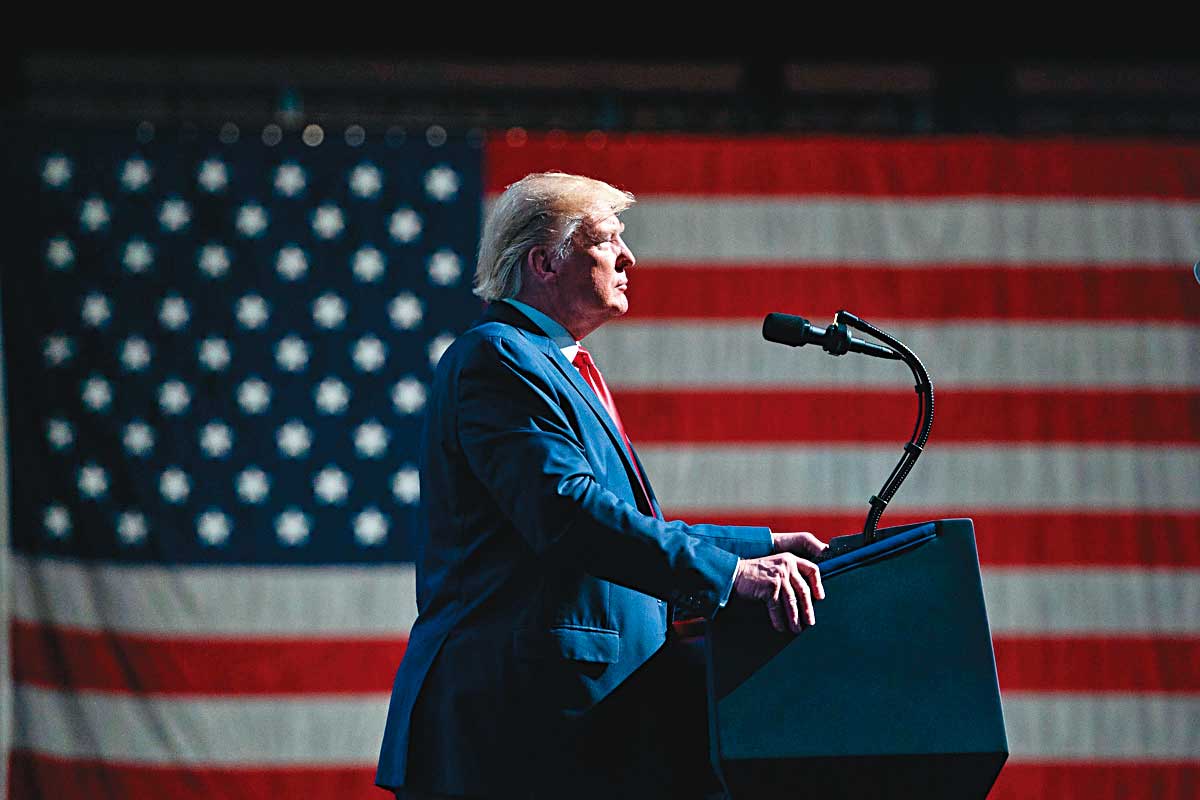 顧及連任之路，川普政府現階段的順序應是安內優於攘外，《香港版國安法》事件可能到此為止。（翻攝白宮官網）