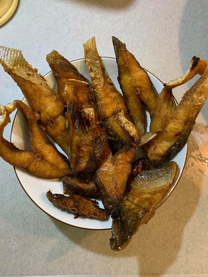 煙燻鯧魚，完成。