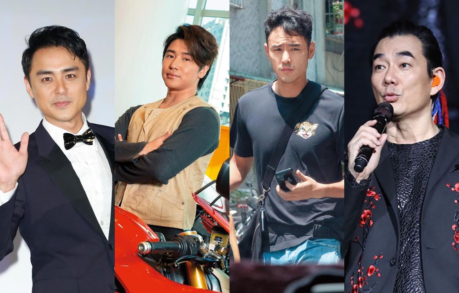 明道、歐漢聲、阮經天和任賢齊等藝人，都是重機車友。