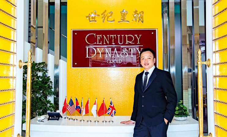 馬來西亞籍男子吳帝慶涉嫌多起詐騙案件，逃至台灣遭警方逮捕。（翻攝自華商名人堂）