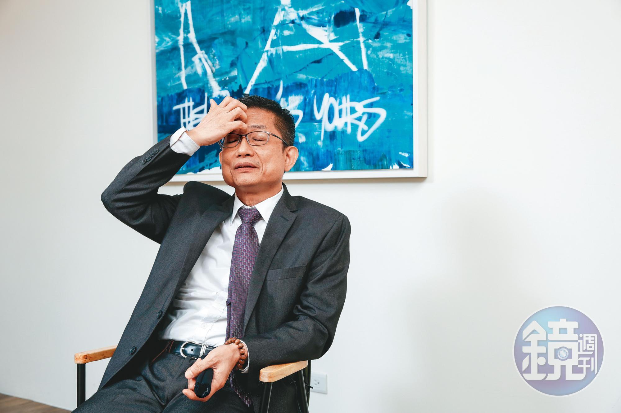 楊連發感嘆家醜不該外揚，希望事情趕快落幕。