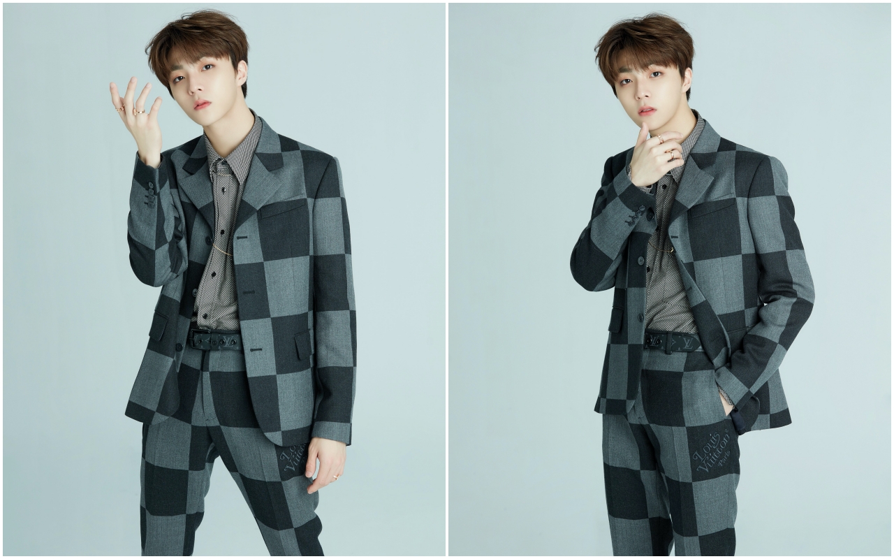 陳立農穿著路易威登LV²聯名系列推出全新專輯《格格不入》。（路易威登提供）