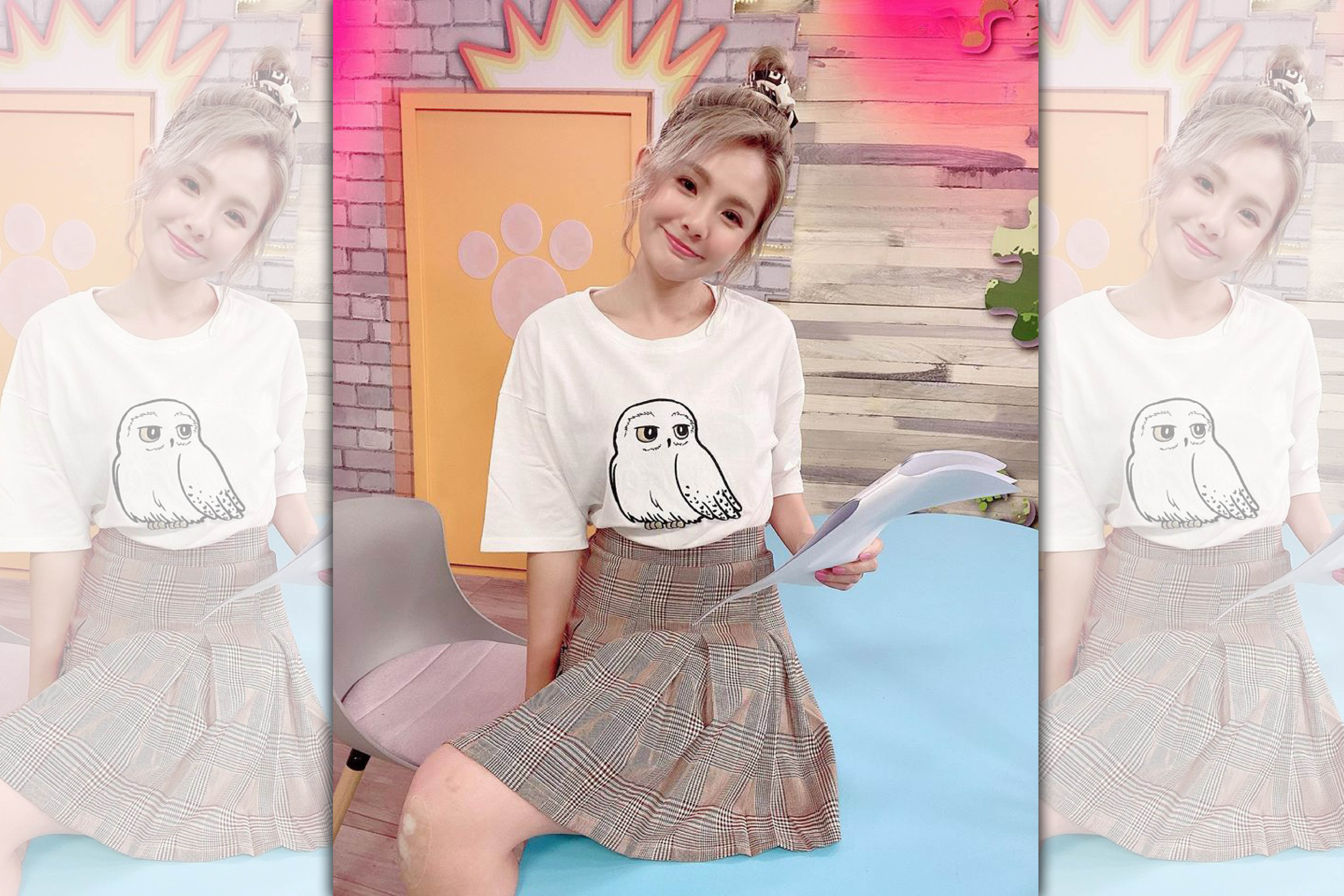 鮪魚被鄉民在她粉絲專頁私訊留言嘲諷說「我以為你是靠消費閨密得到新聞版面。」（翻攝自臉書）