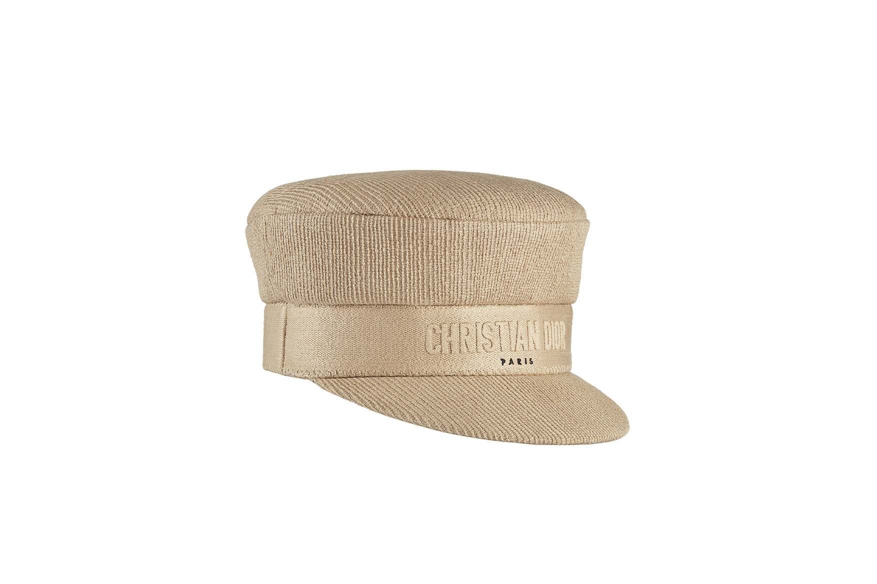 Cap Dior 米色棉質報童帽 NTD34,500(DIOR提供)