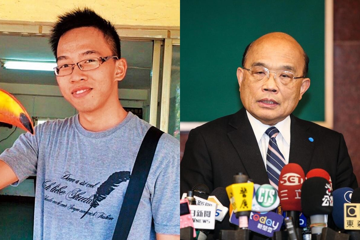 李承翰父親李增文昨日逝世，蘇貞昌將全力協助上訴案件。（翻攝自李承翰臉書、本刊資料照）