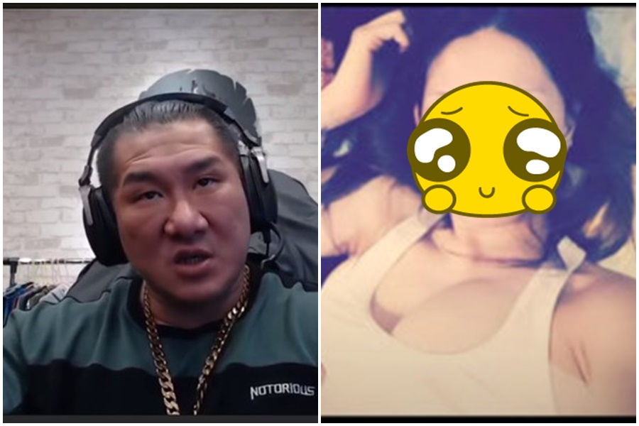 「館長」陳之漢在直播時公開曝光老婆美照。（翻攝自YouTube）