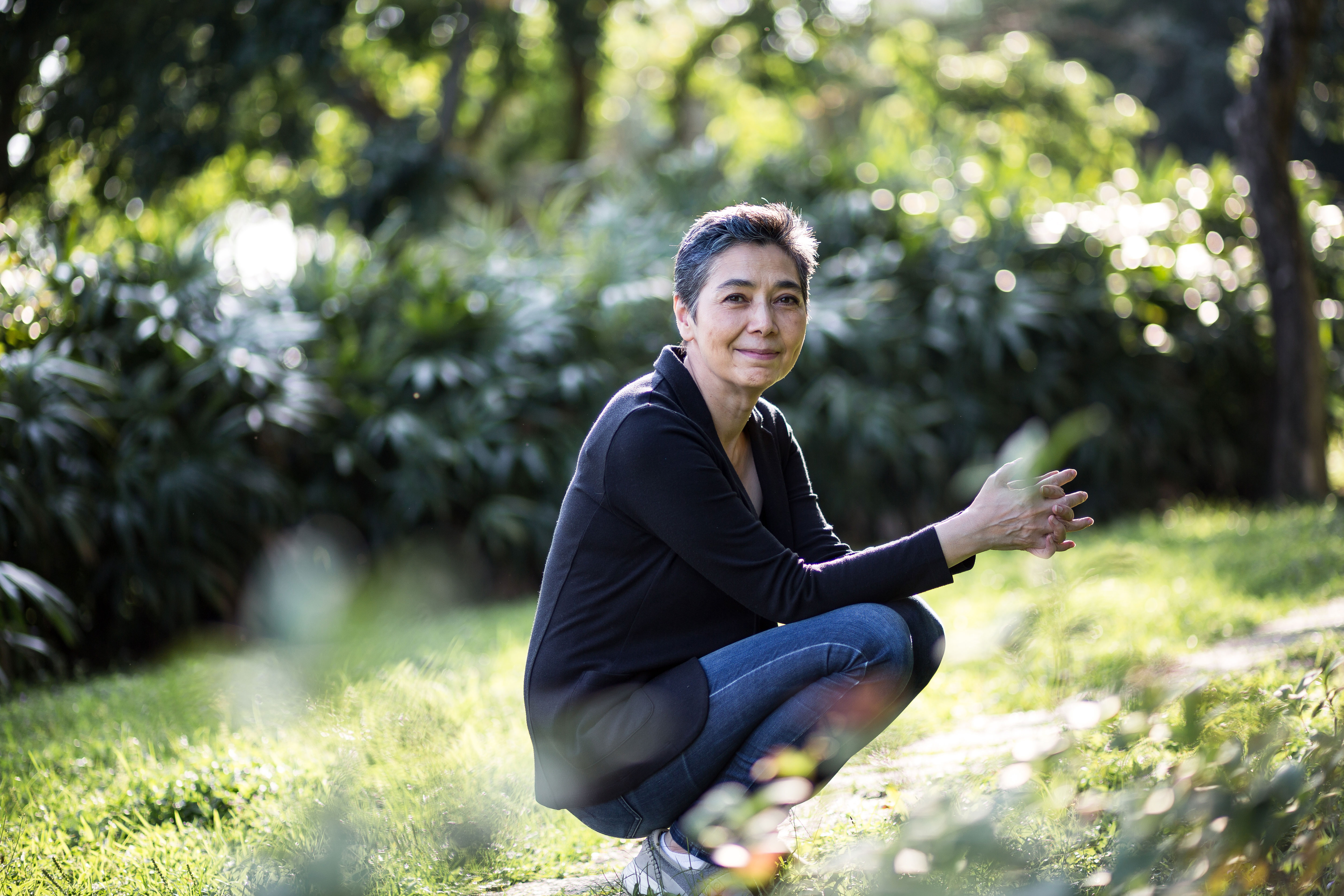 賴佩霞的體態、健康都維持在高峰, 她說自己從來不健身運動, 常保愉悅的心情讓她越活越年輕。