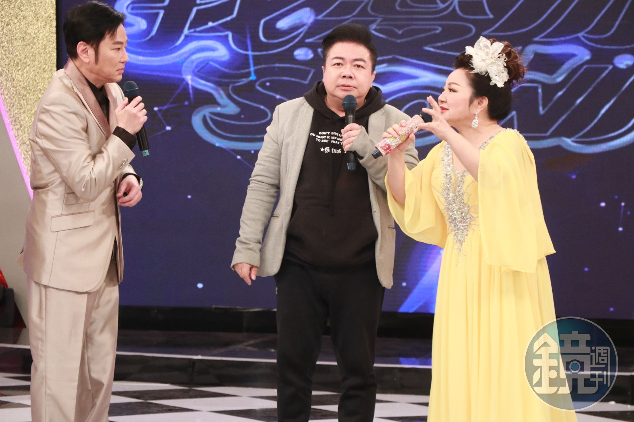 董至成日前上中視《我愛冰冰Show》，提及離婚話題紅眼眶。（中視提供）