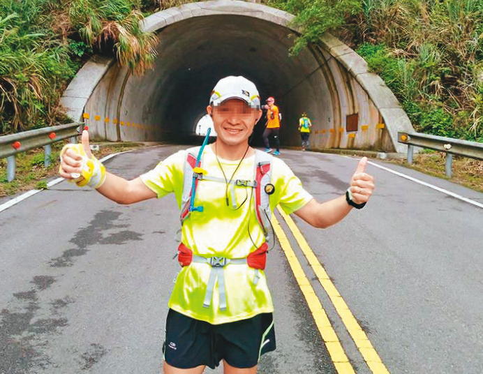 邱姓副所長平時熱愛路跑,看似陽光,實際上爭議不斷。(翻攝臉書)