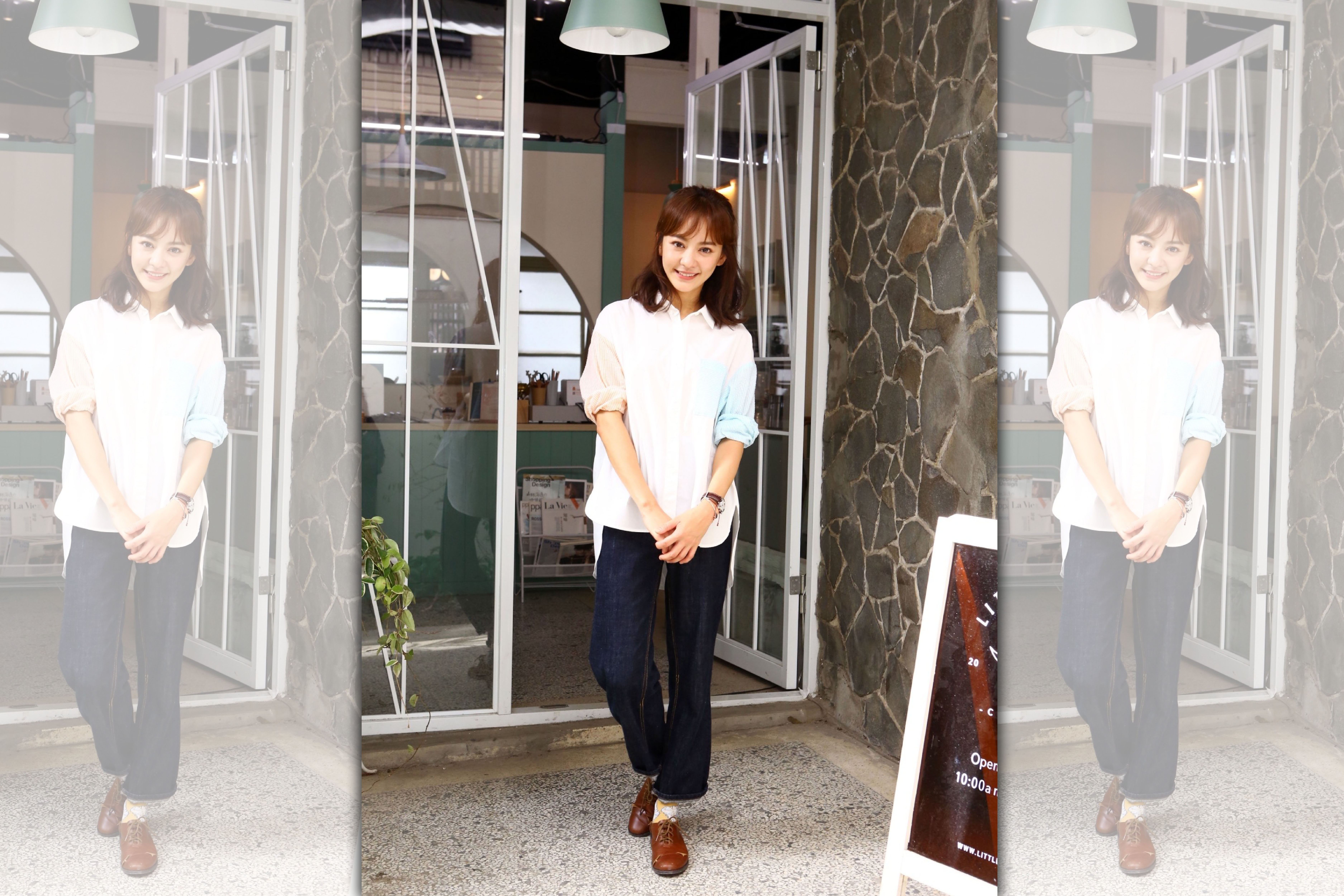 陳意涵否認與張鈞甯閨密情是否生變。（可米傳媒提供）