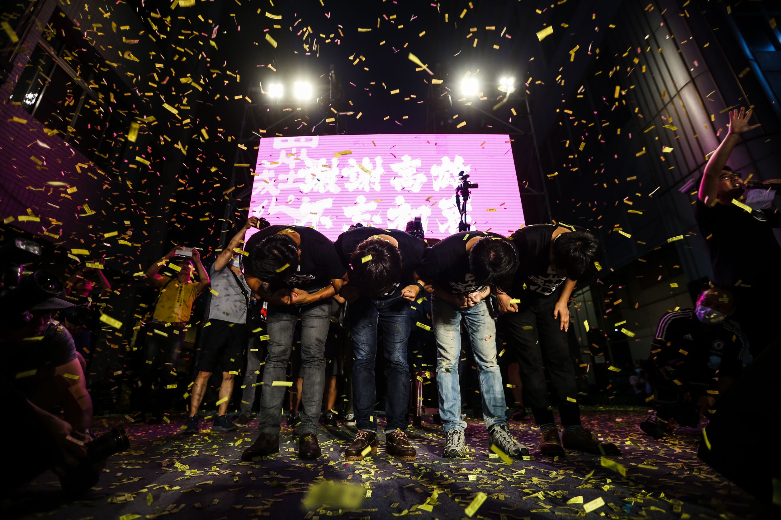 【圖輯】罷韓過關　四君子功成身退