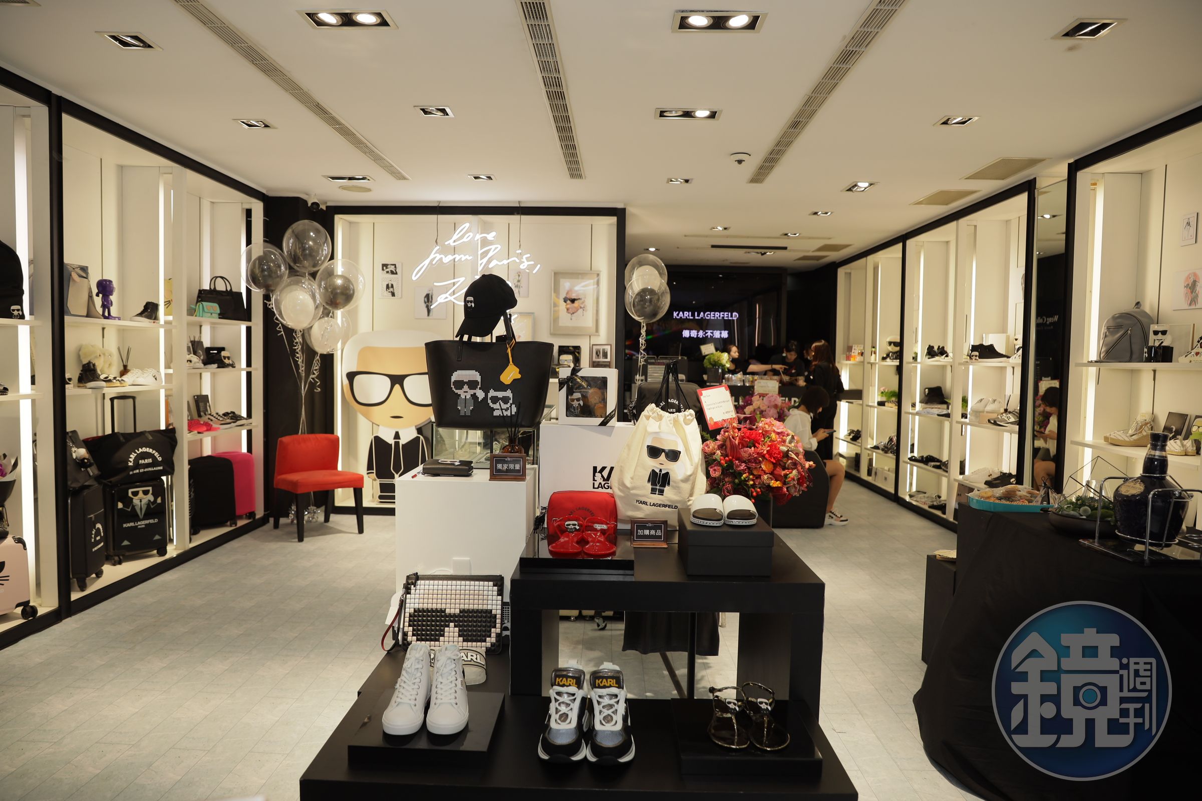 KARL LAGERFELD老佛爺快閃空間將於本週二（9日）正式對外開放。（Weng Collection提供）