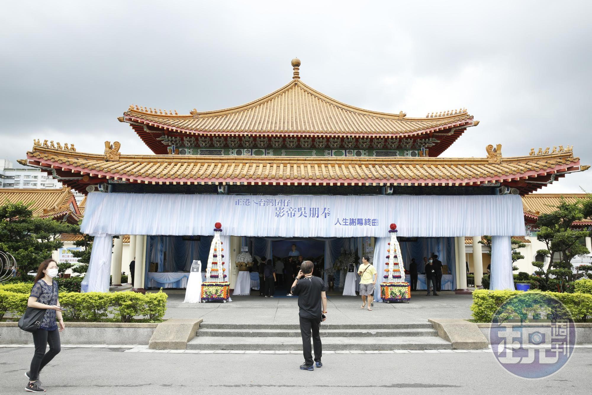 吳朋奉告別式現場改到更大的景福廳舉行。