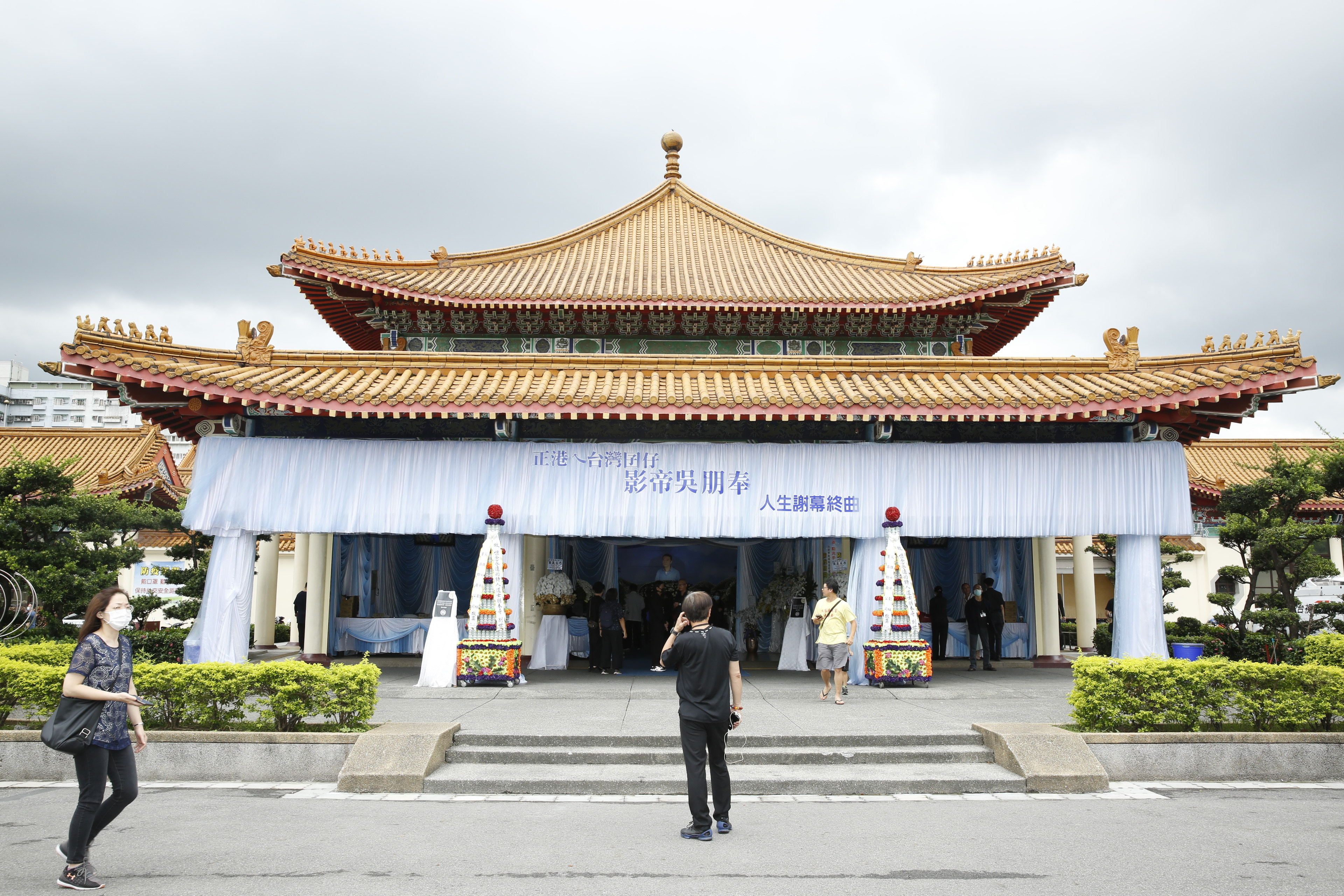 吳朋奉告別式現場改到更大的景福廳舉行。