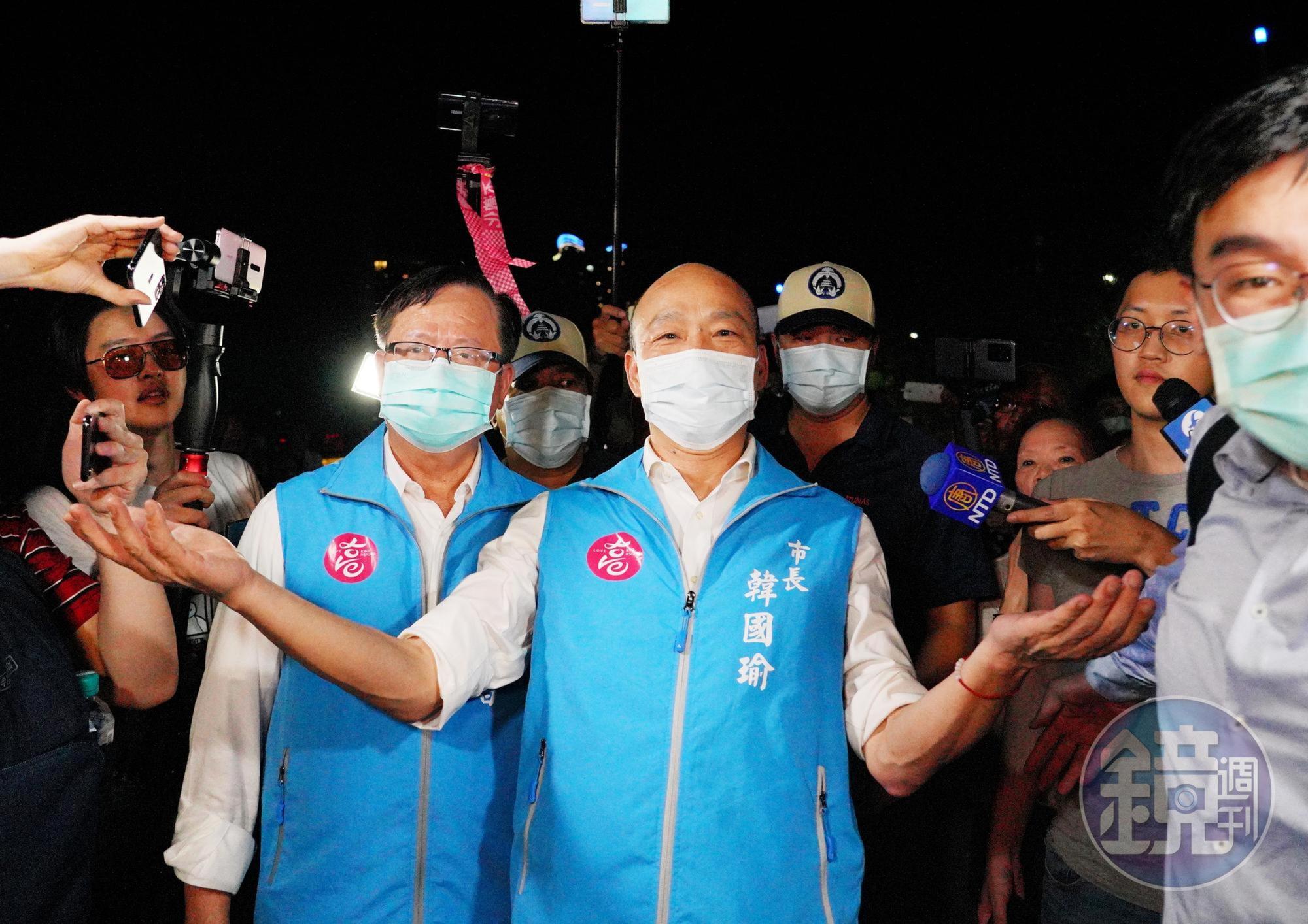 高雄市長韓國瑜（圖）遭罷免，李戡認為韓粉功不可沒。