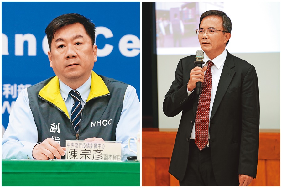 法務部次長蔡碧仲（右圖）曾代理過花蓮縣長，表現不俗，這次又被點名是代理高雄市長熱門人選；賴系子弟兵、內政部次長陳宗彥（左圖）是代理市長人選之一，他兼任中央流行疫情指揮中心副指揮官抗疫，讓他全國知名度大開。