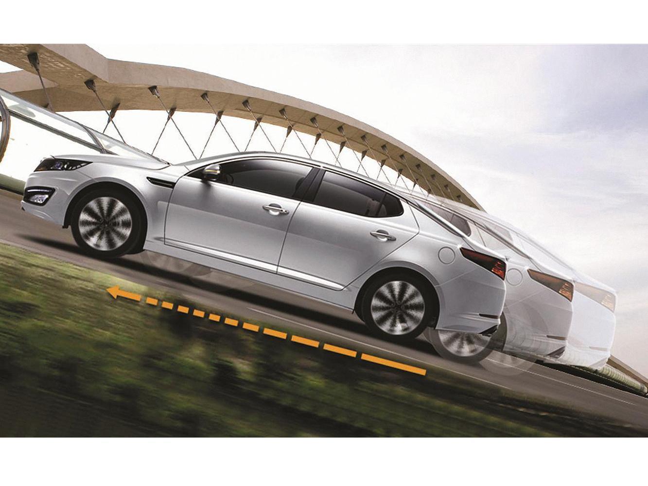 HAC（Hill-start Assist Control）會自動感應車身斜度，當坡道起步時且手煞車位未拉起時，自動維持當前制動油壓約2～3秒。