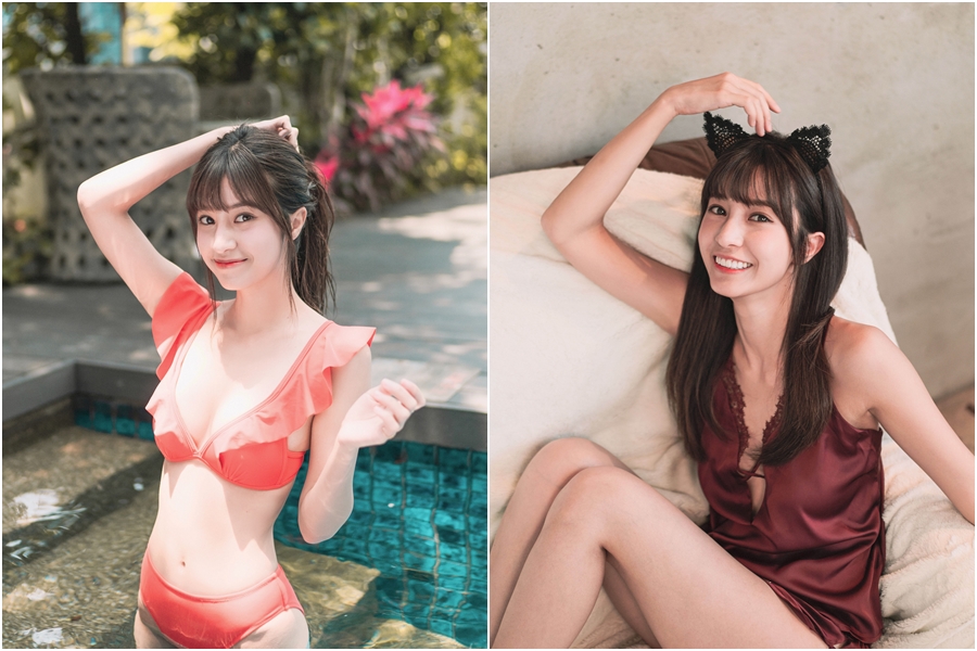 陳敬宣近日推出個人第一本寫真書，她透露自己平常根本不會穿性感睡衣。（水靈文創提供）