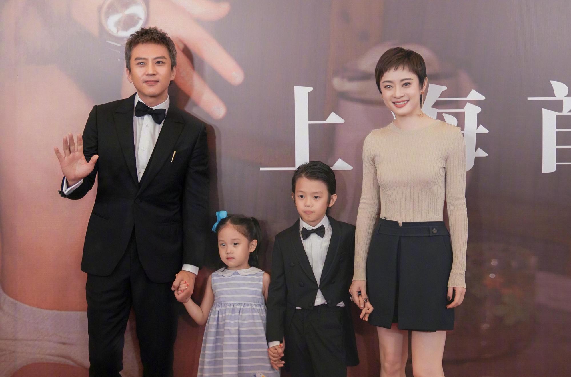鄧超與孫儷育有一兒一女,家庭可說幸福美滿。(孫儷微博)