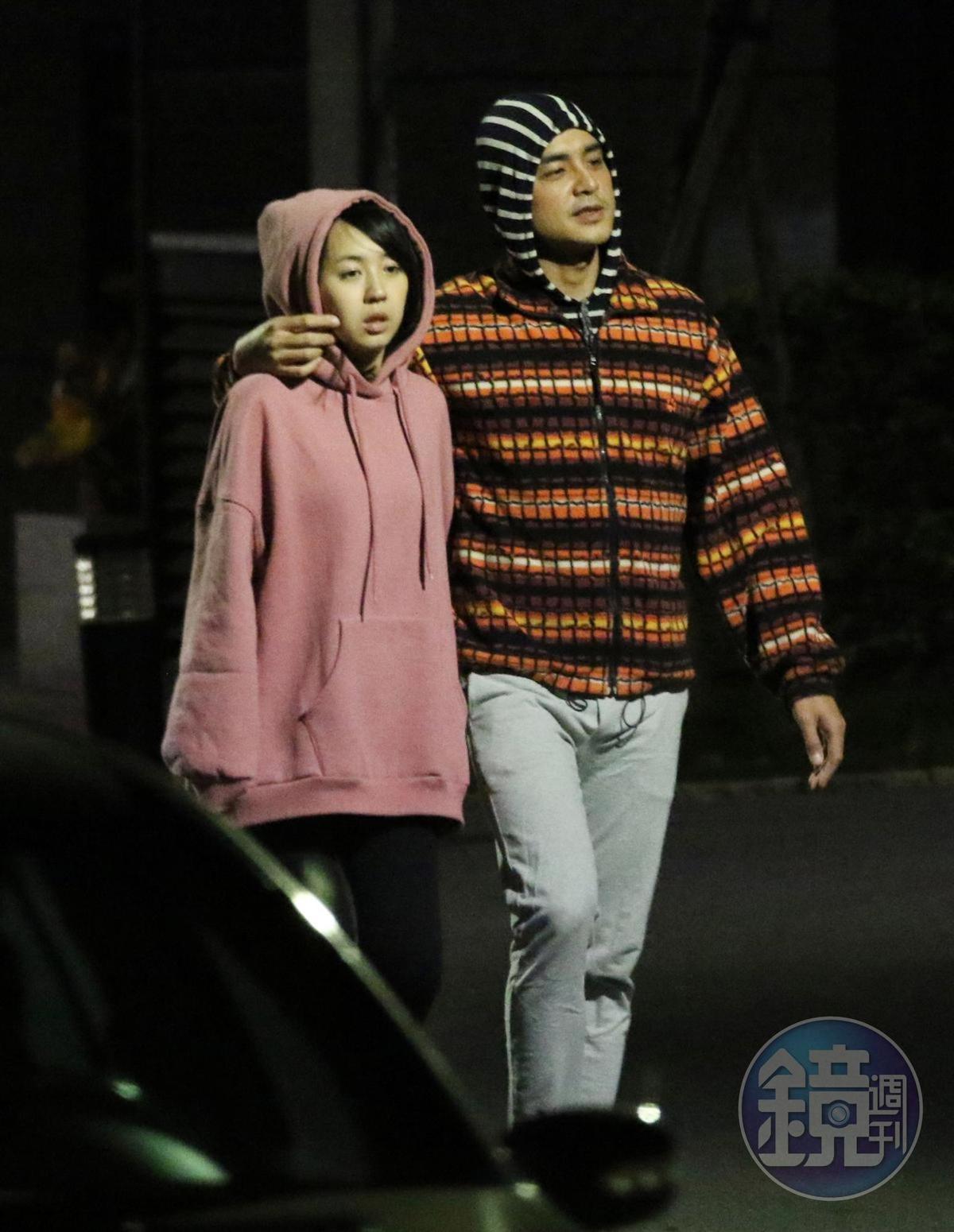 明道和王婷萱曾被本刊直擊浪漫夜遊看星星。(本刊資料照)