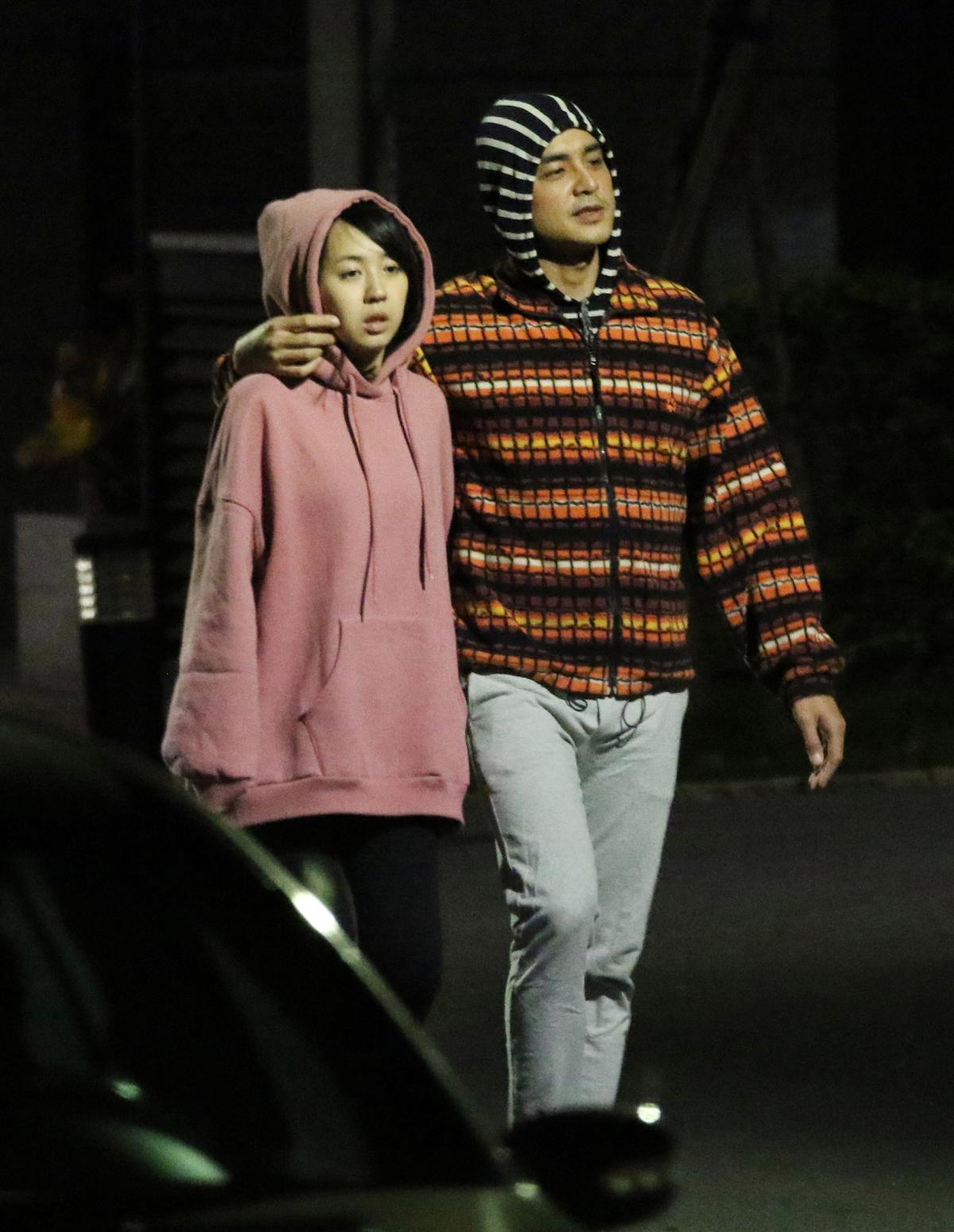 明道和王婷萱曾被本刊直擊浪漫夜遊看星星。（本刊資料照）