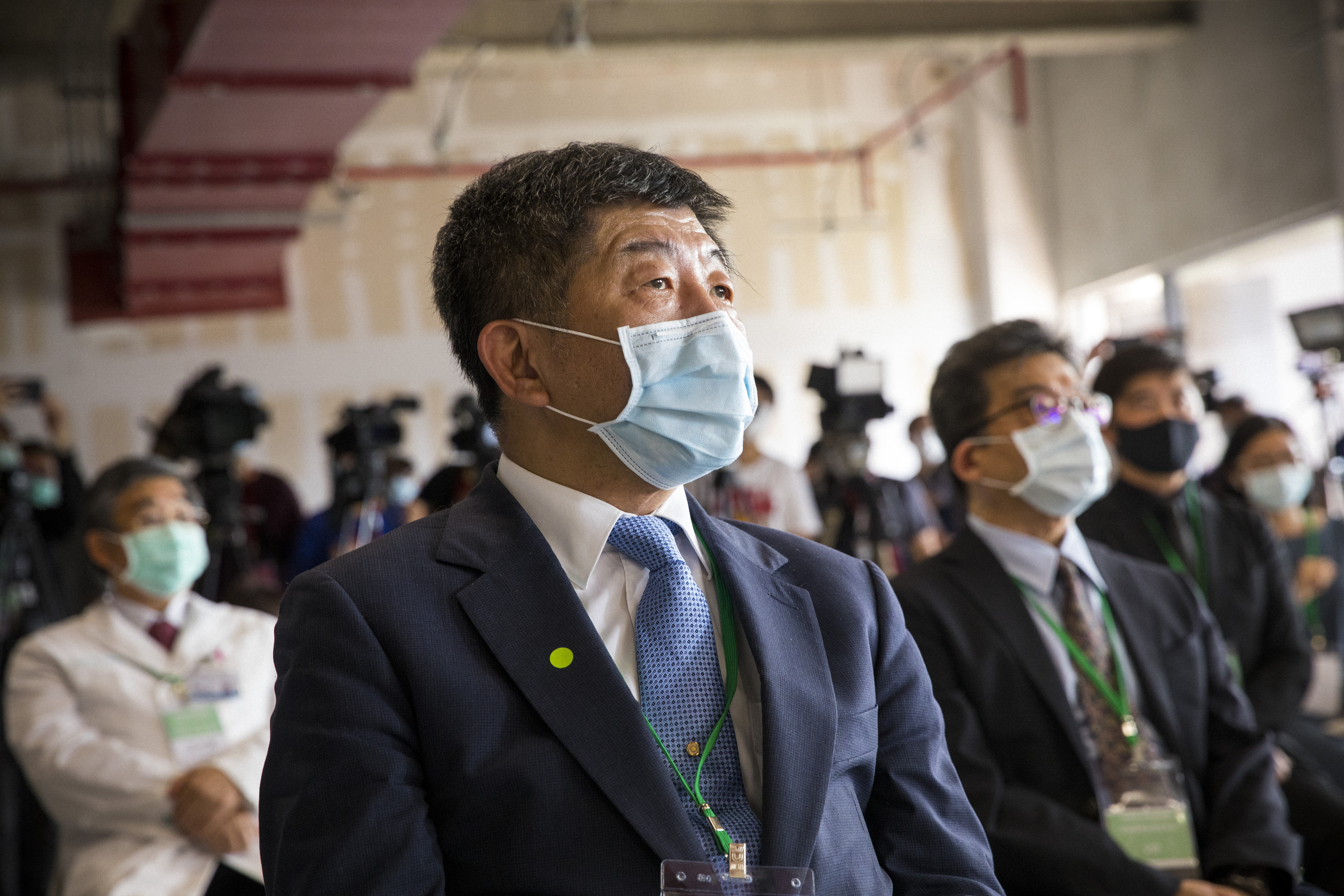 被問到是否會接受徵召投入選戰，陳時中表示未來很難說。（本刊資料照）