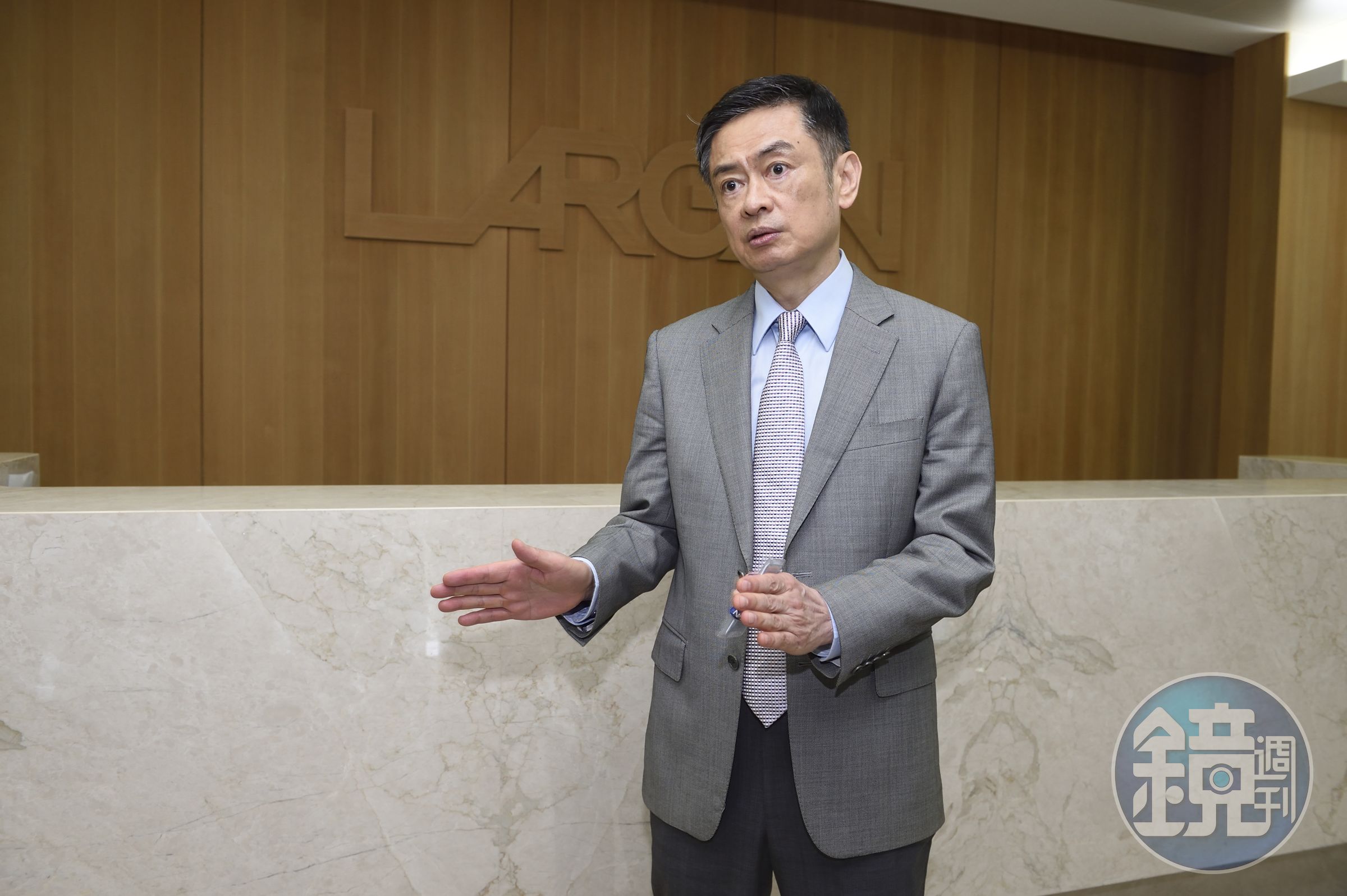 大立光執行長林恩平對下半年業績展望保守。（本刊資料照）