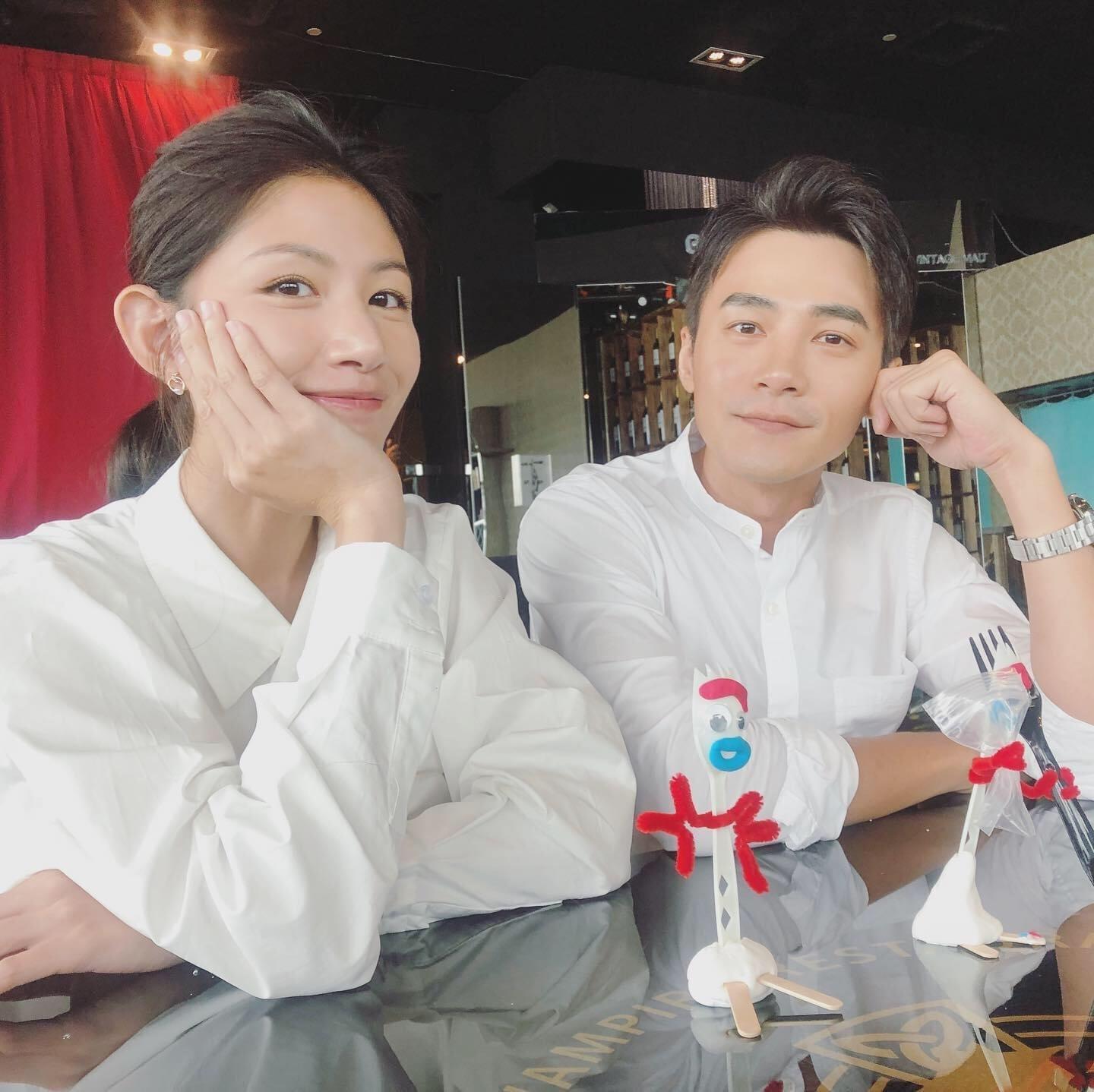 李千那與是元介因合作《守著陽光守著你》擦出火花。(翻攝自是元介臉書)