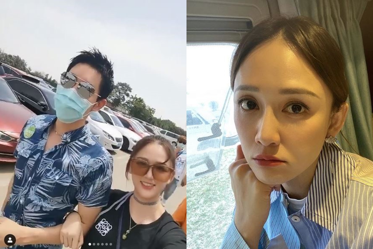 陳喬恩和陳正飛手勾手挨轟。（翻攝自陳喬恩IG）