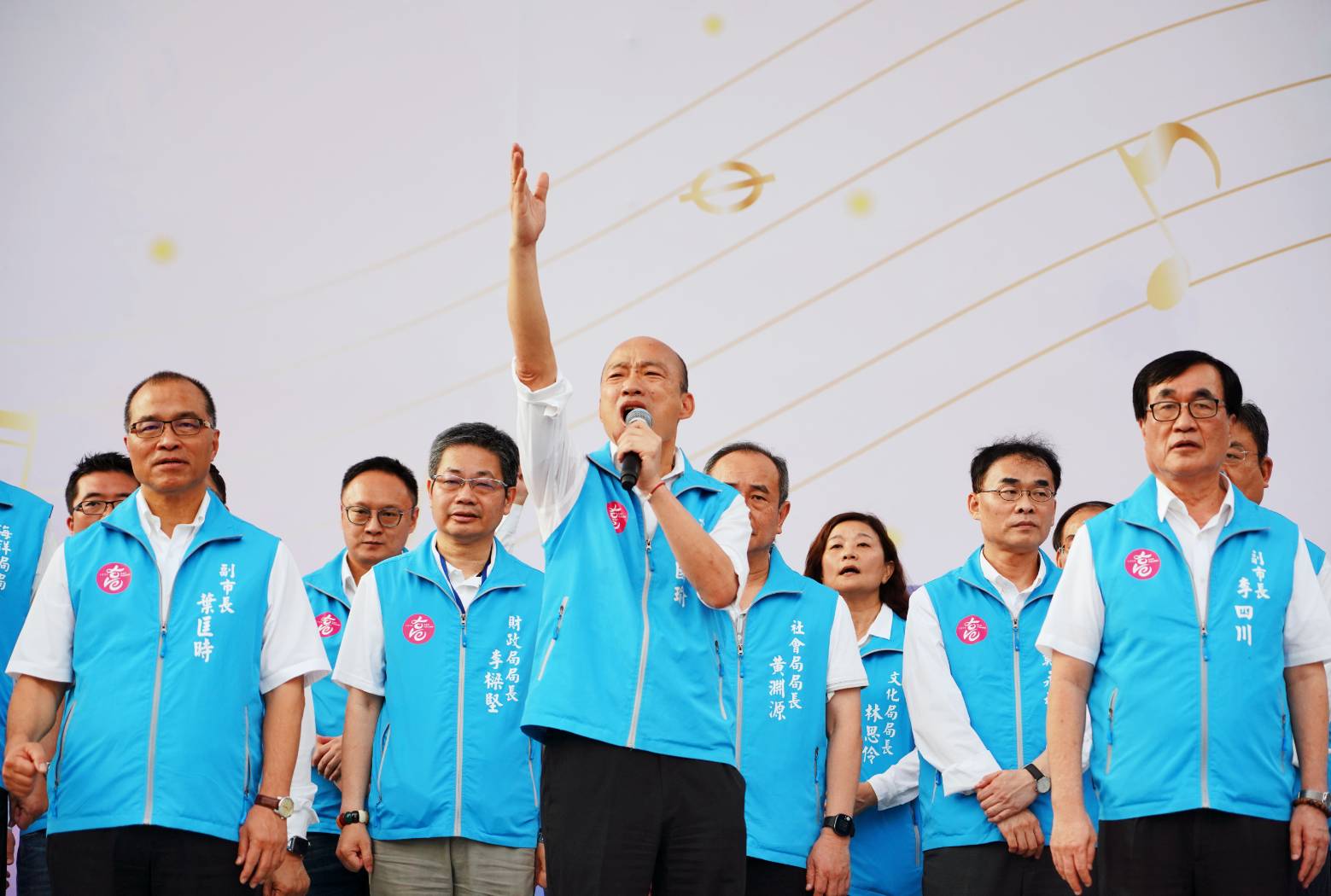 韓國瑜發表最後道別演說，痛批只要顏色正確、言語嗆辣、仇恨對立，居然都可以被允許，「到底這樣培養出的是民主還是野獸？」