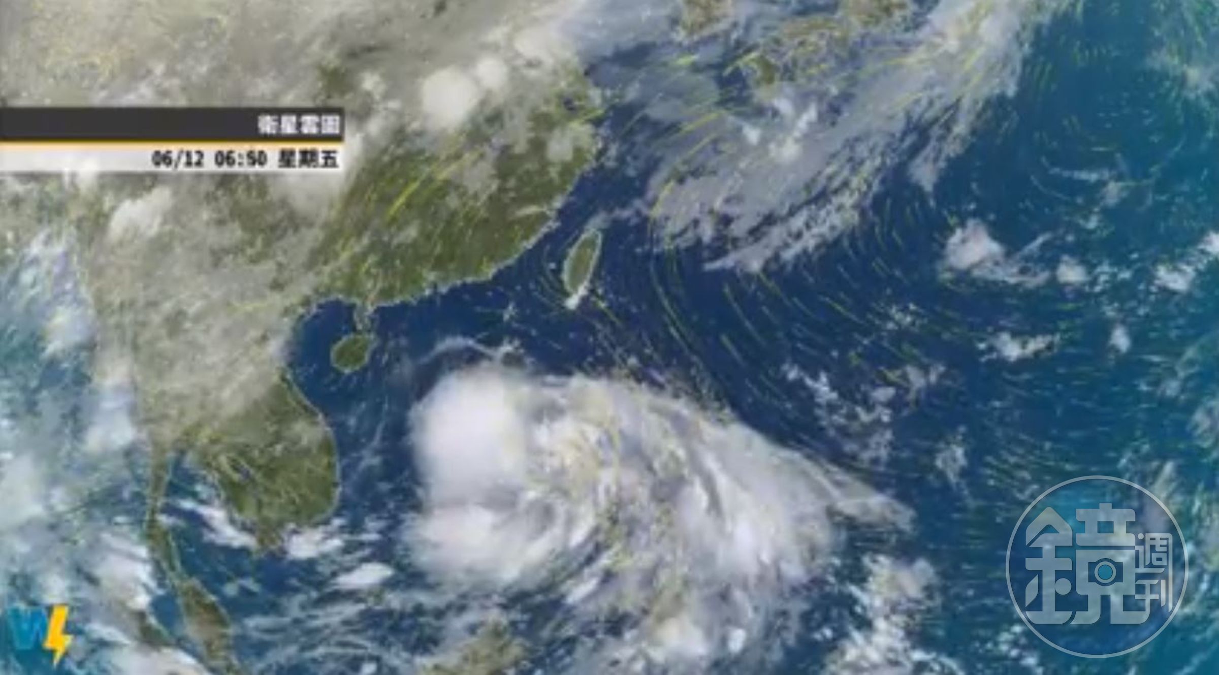 「鸚鵡颱風」最快今晚生成。（翻攝自「天氣風險 WeatherRisk」臉書）