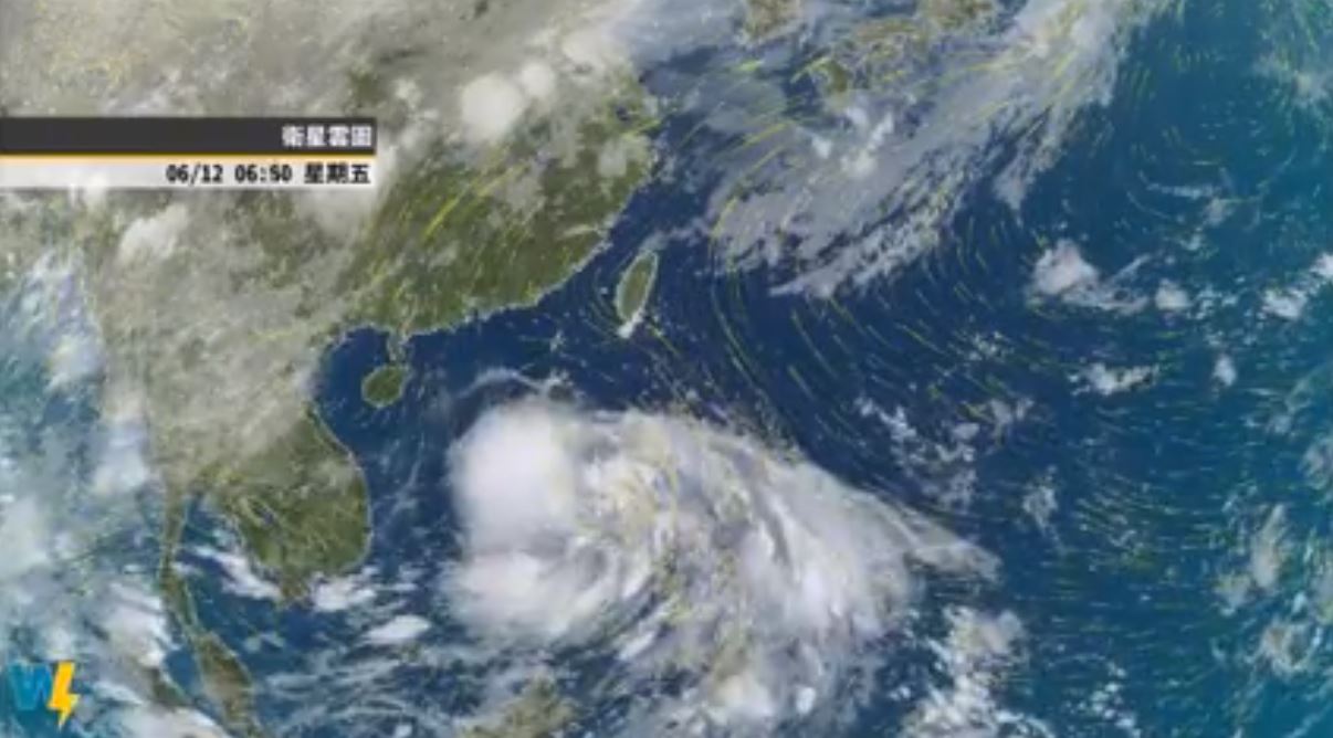 「鸚鵡颱風」最快今晚生成。（翻攝自「天氣風險 WeatherRisk」臉書）