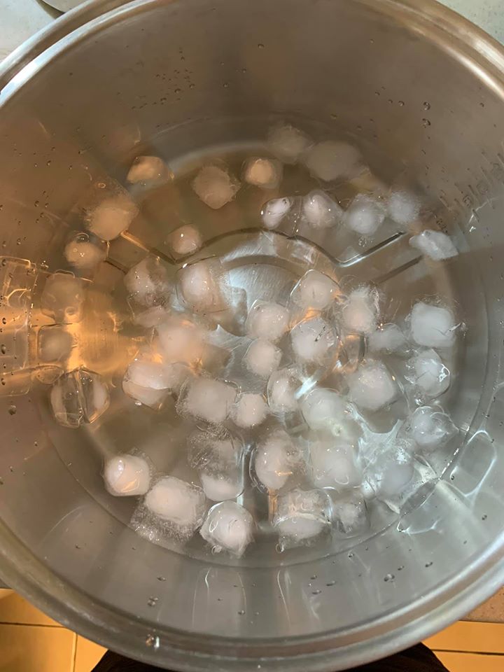 準備一鍋冰水。