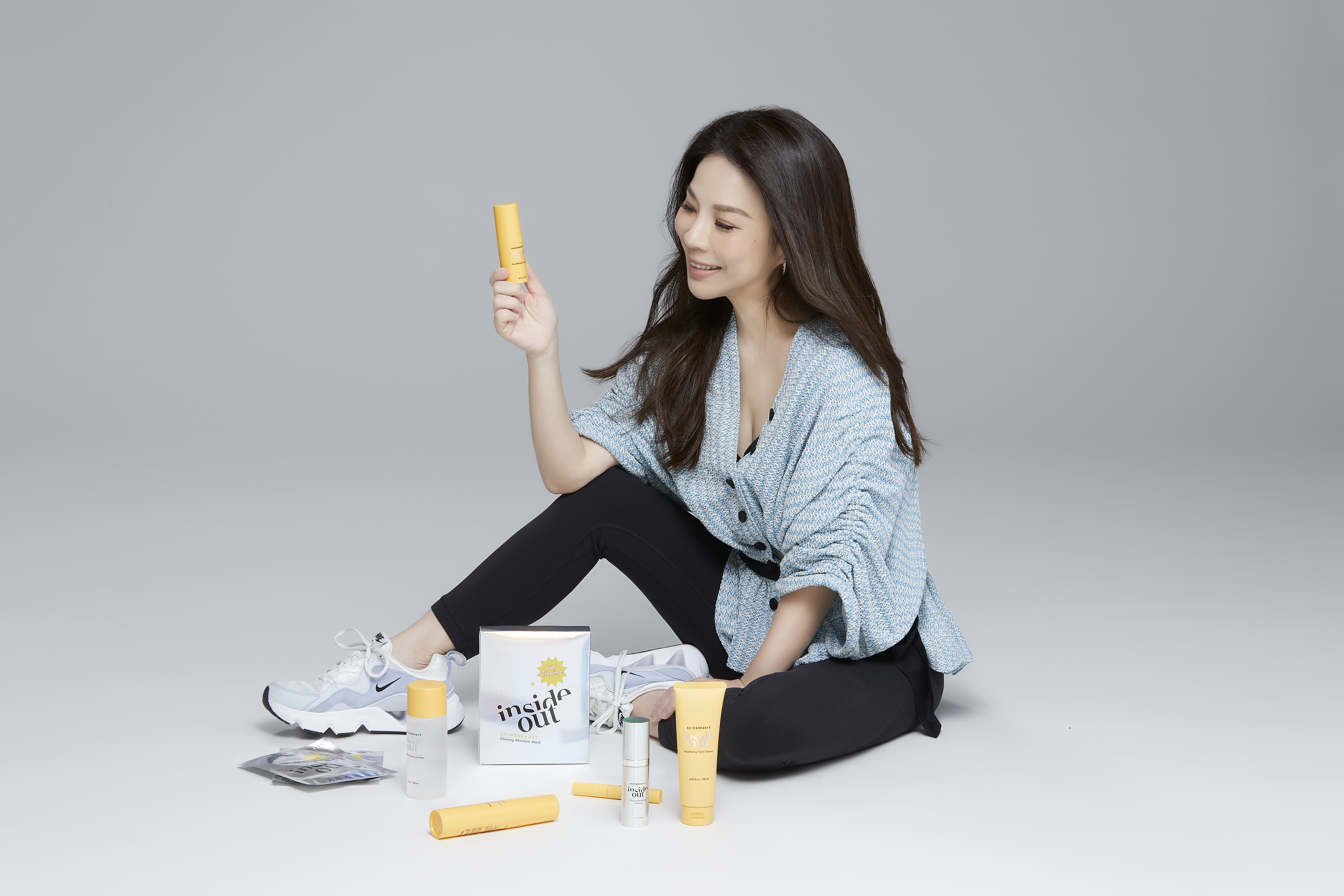名媛楊秀蓉自創保養品牌inside out，打造與專櫃同等級的國民品牌。（inside out提供）