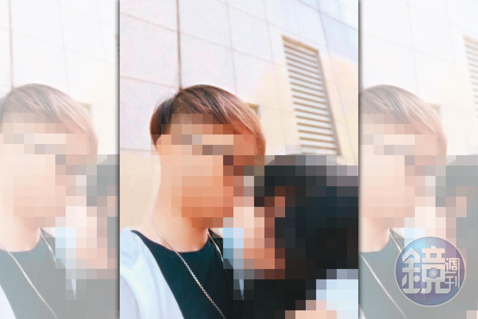 年僅11歲的女童的樂樂(右)遭38歲的李男(左)誘姦,還拍接吻照。(讀者提供)