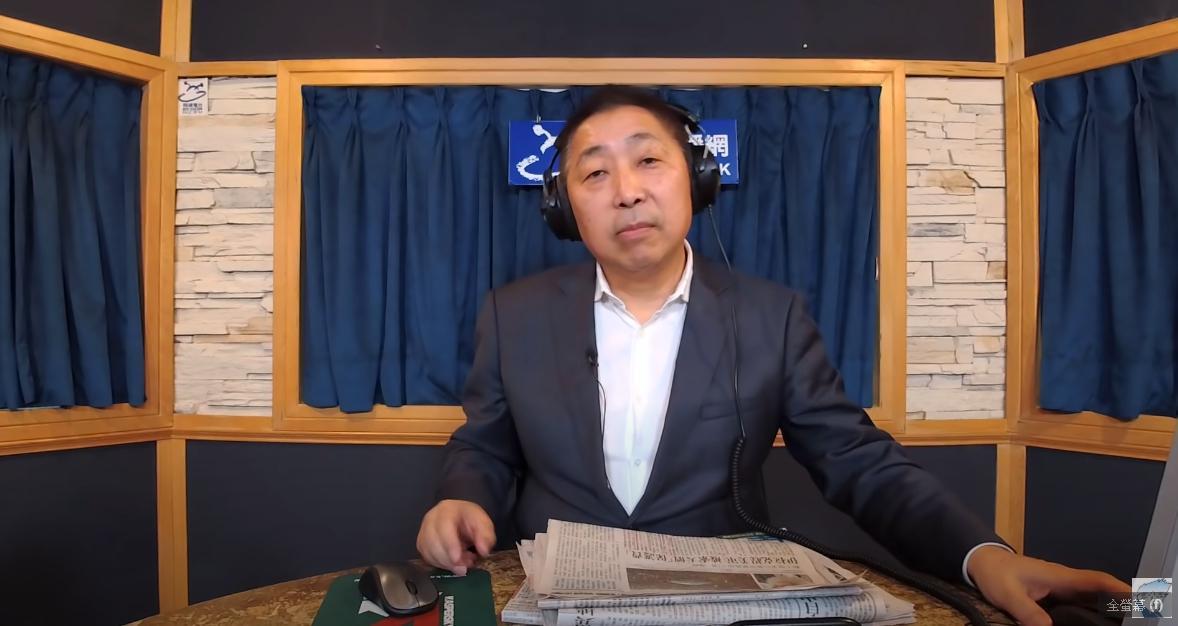 媒體人唐湘龍被認定違法《總統選罷法》,遭開罰50萬元。(翻攝自飛碟聯播網YouTube頻道)