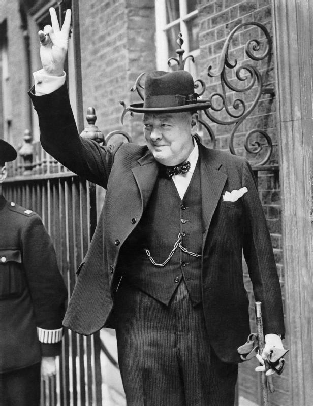 英國前首相邱吉爾（圖）近來成為反種族主義浪潮的箭靶之一。（翻攝自Wiki）