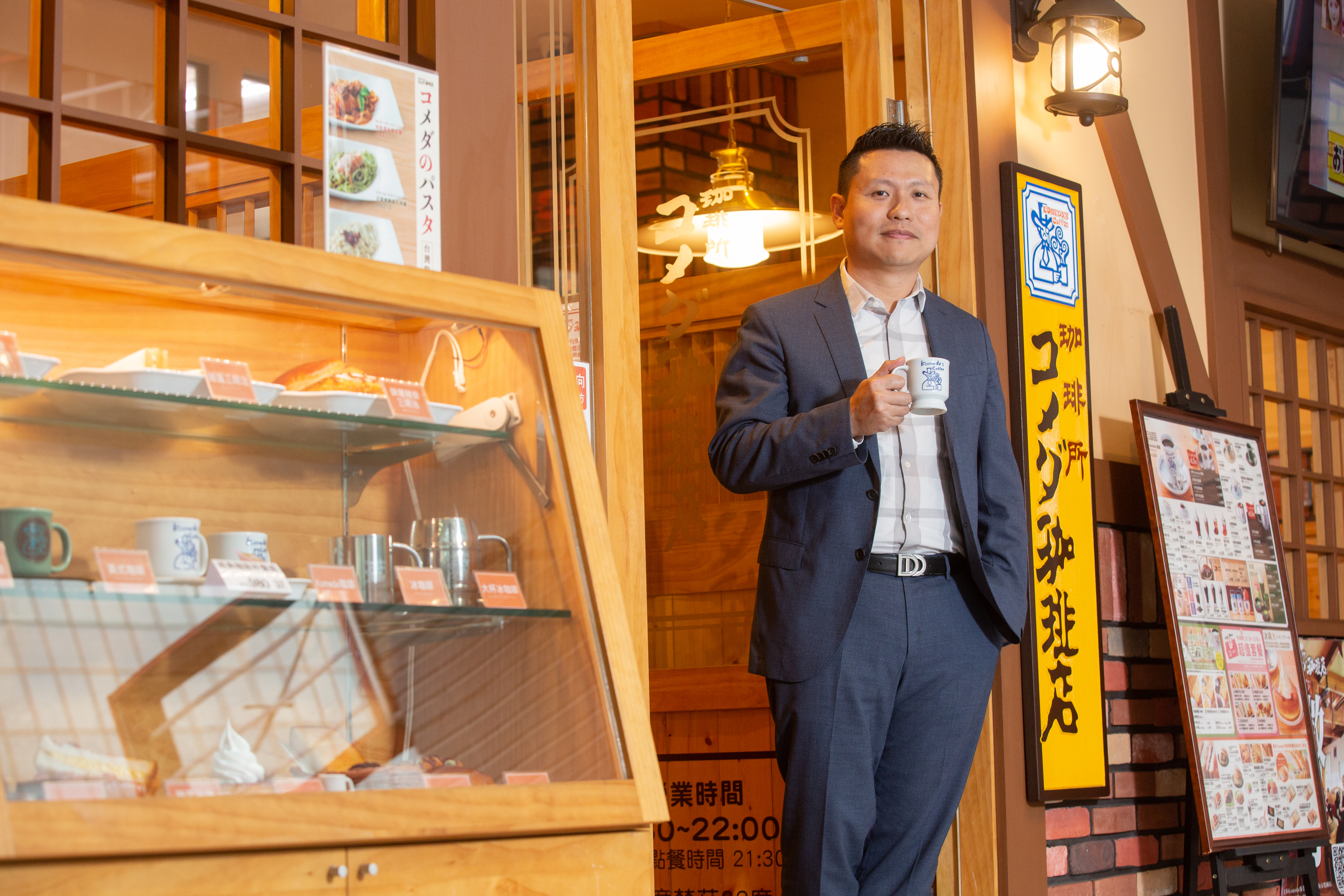 陳弘洲花了2年多時間才讓日本客美多點頭答應合作展店，目前台灣已有7家店。