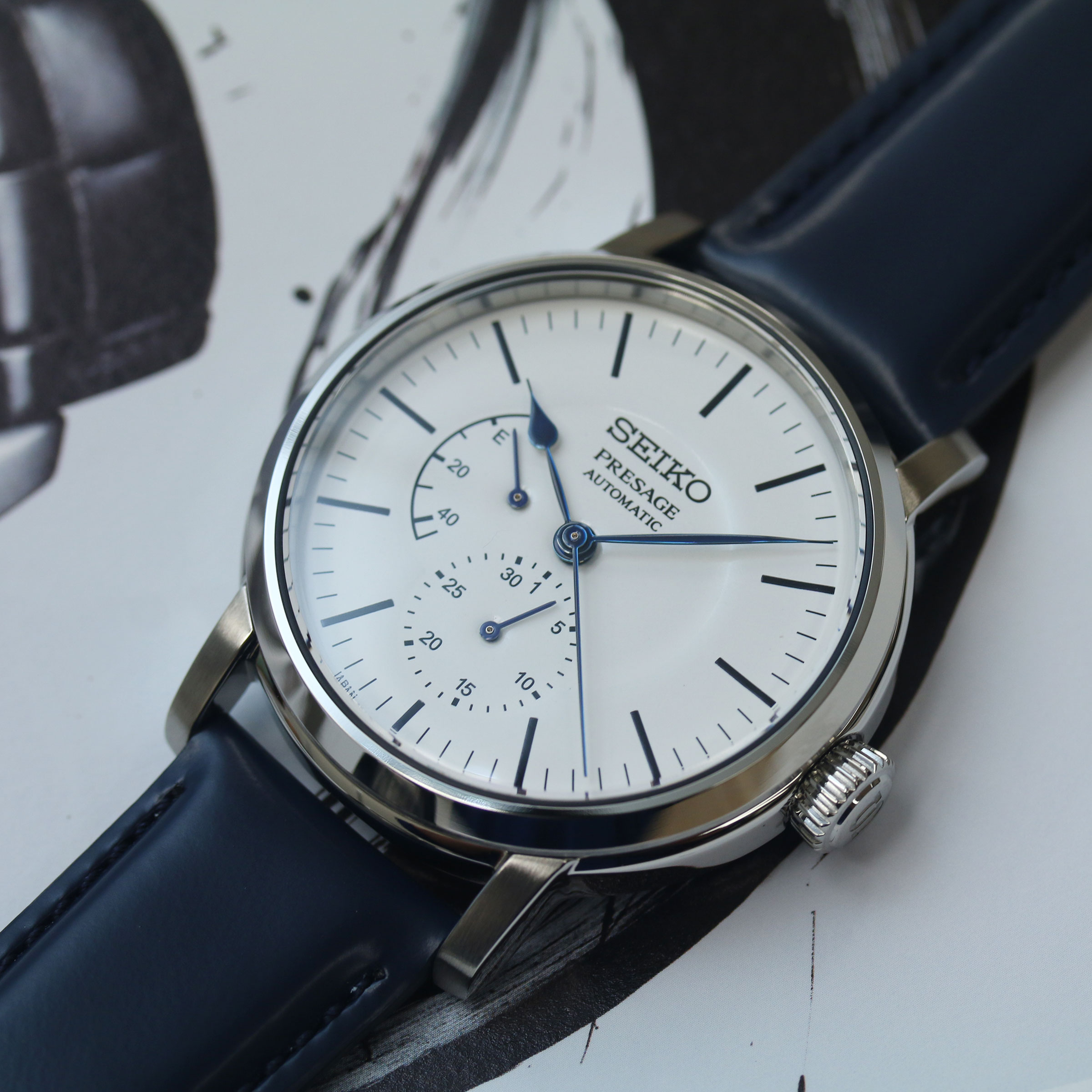 【新錶直擊】向設計大師渡邊力致敬！SEIKO Presage系列兩款全新琺瑯面盤腕錶