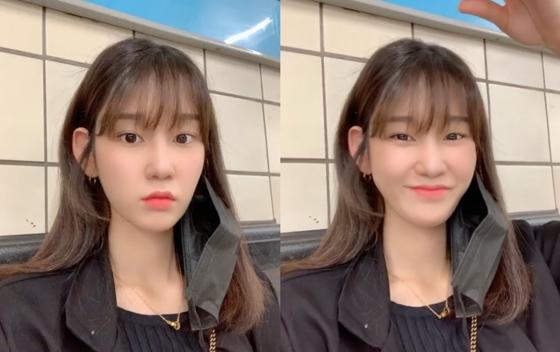 韓國聽障模特兒鄭潭利上月被路人打到腦震盪，今天發文報平安。（翻攝鄭潭利IG）