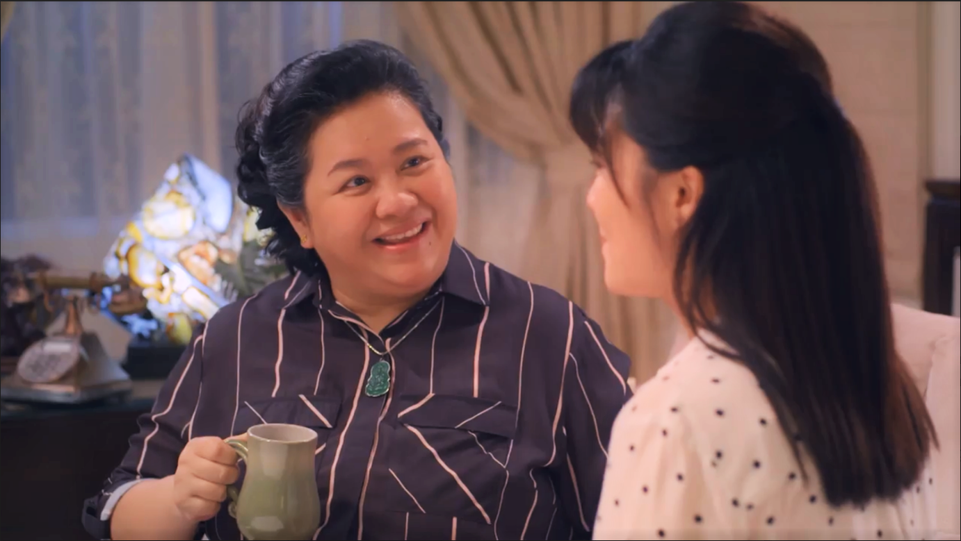 《我的婆婆》收視開紅盤，鍾欣凌曾誇口說破2.87請大家出國玩，差點就達標。（公視提供）