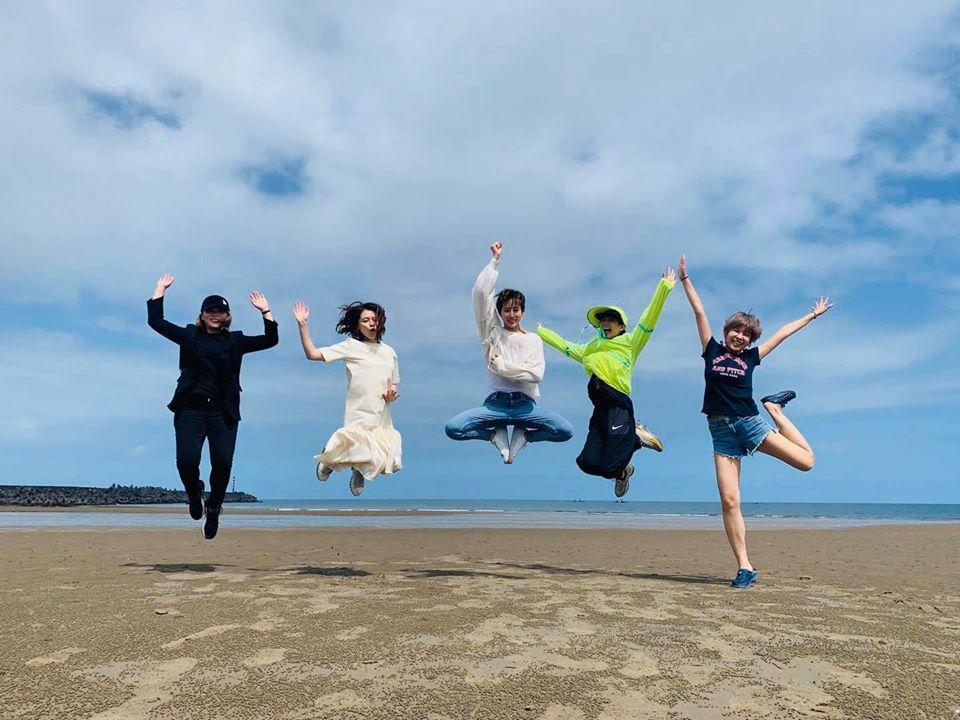 不過張鈞甯真的跳很高,被網友讚是職業水準。(翻攝自徐若瑄臉書)
