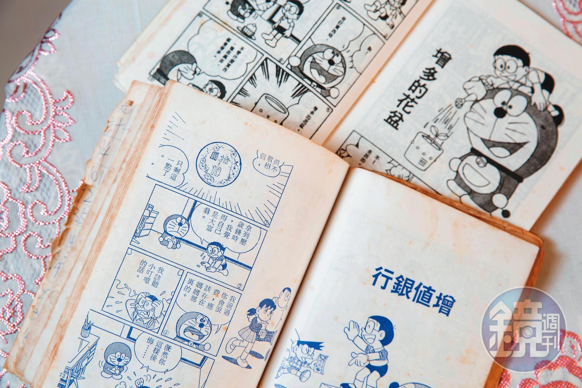 《哆啦A夢》漫畫裡出現的「增值銀行」、「增多的花盆」，都讓張遠體悟投資要善用工具。
