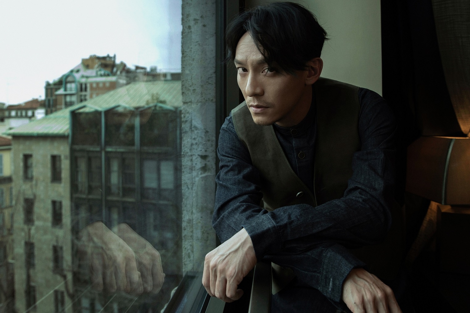 剛結束與加拿大導演丹尼維勒納夫的《沙丘》拍攝,張震現身「金馬電影大師課」。(金馬執委會提供)