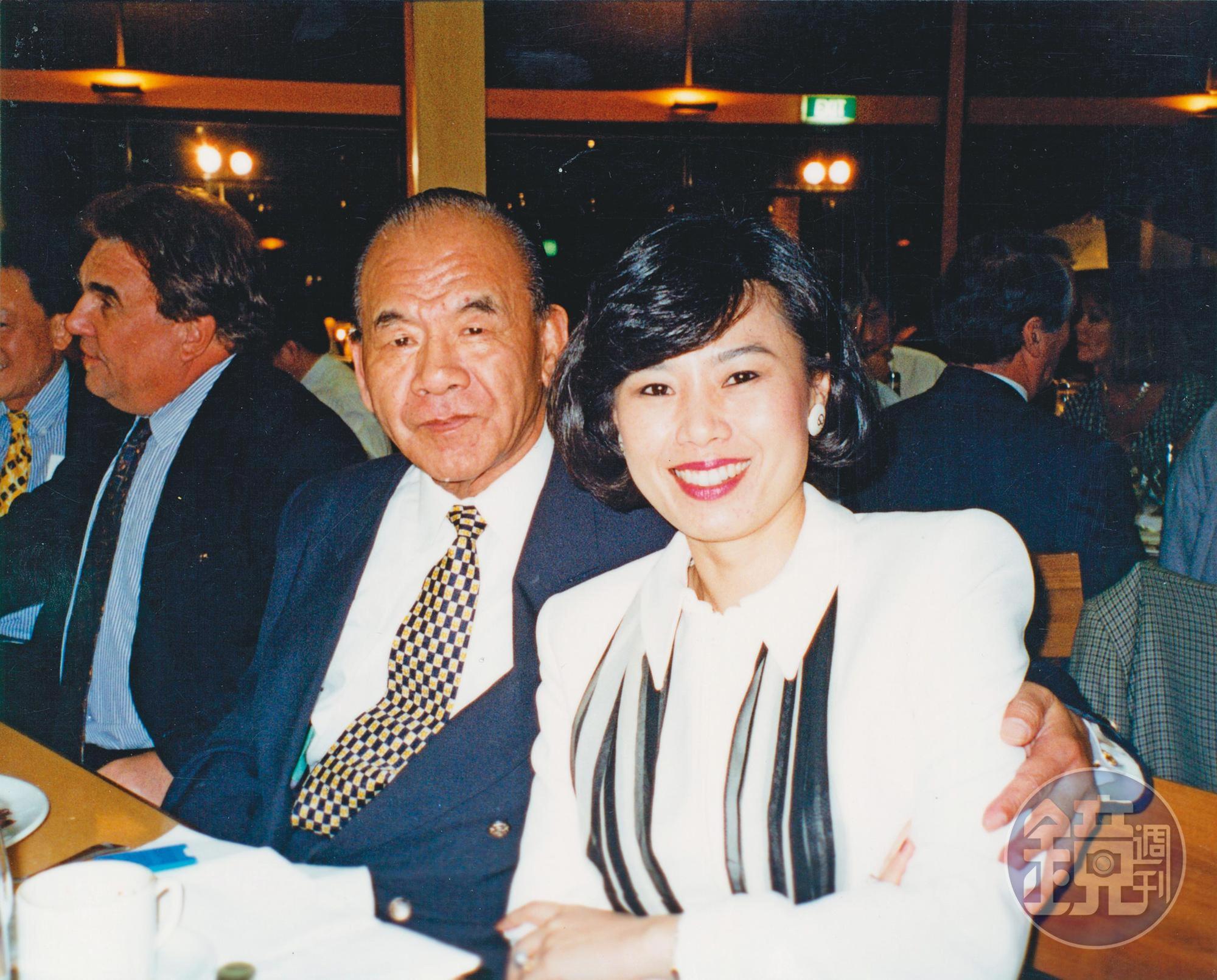 汎德永業集團創辦人唐誠晚年與王美娜譜出戀情,後來還娶了王,只是結婚3年就病逝,留下百億元遺產。(讀者提供)