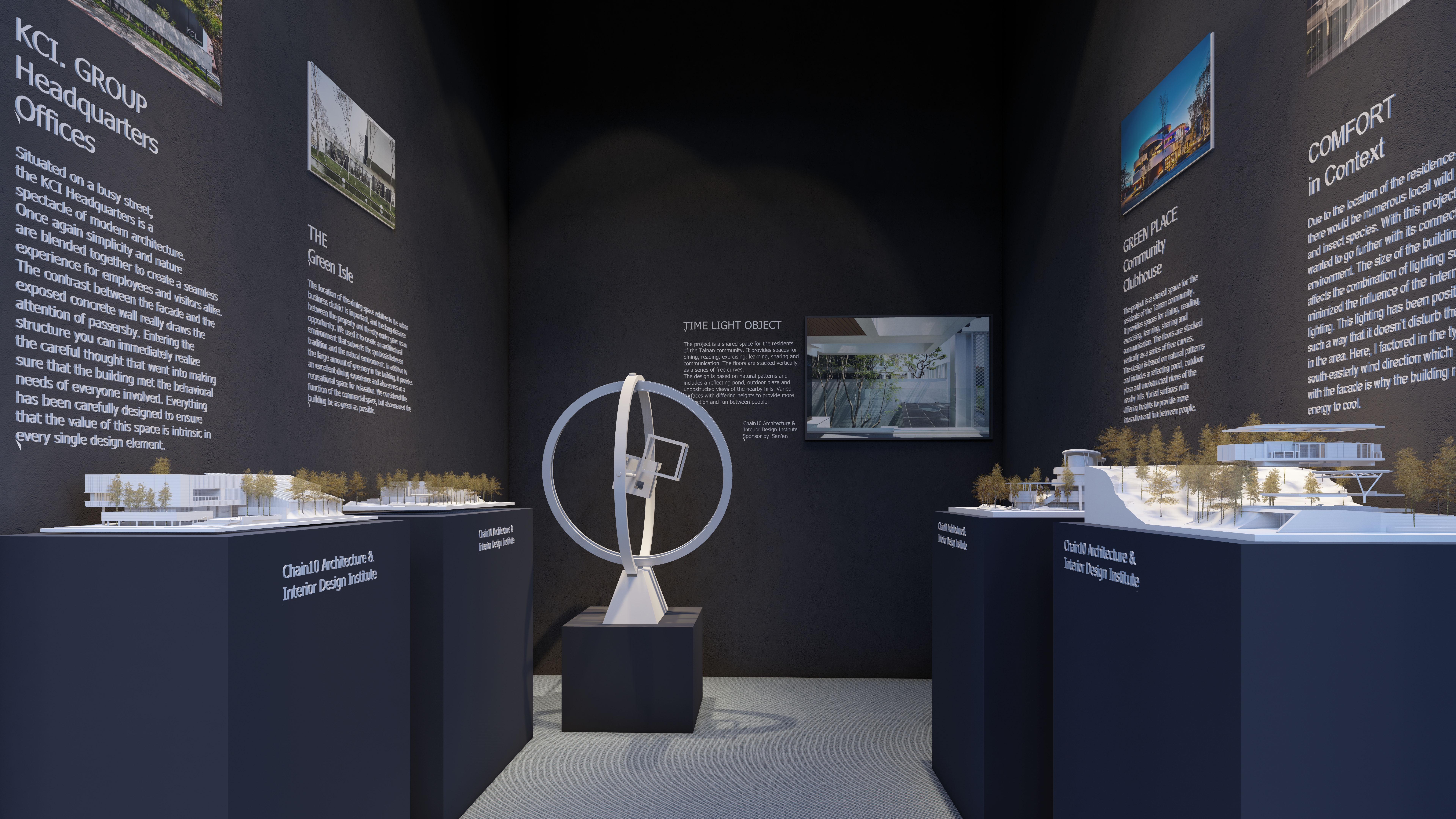 第17屆威尼斯建築雙年展參展設計概念是「時間差光影的移動，在空間產生時間軸的改變」，圖為展場展示規格。（業者提供）
