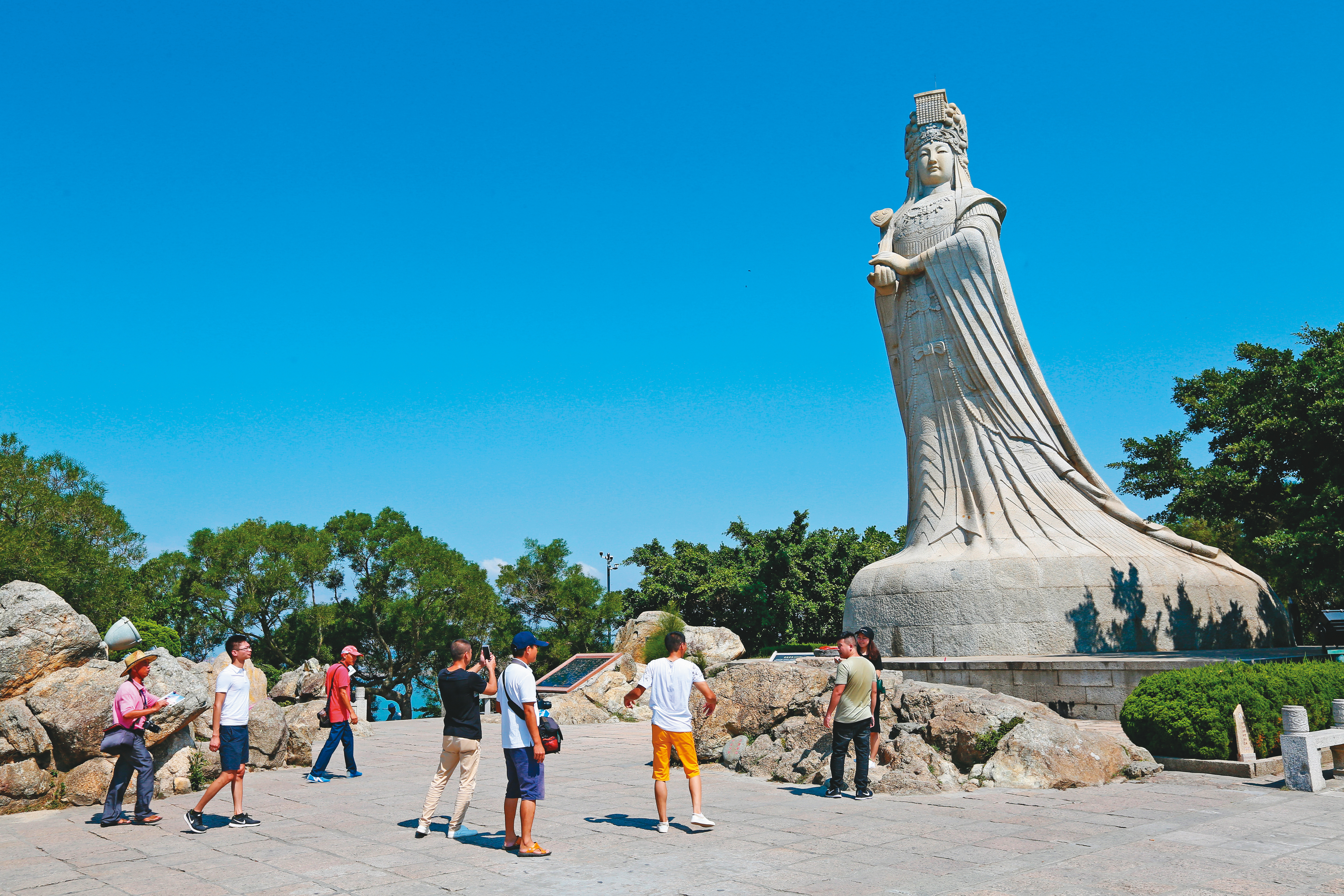 媽姐信仰源起福建湄洲，當地已經成為知名的觀光景點和媽祖信仰中心。