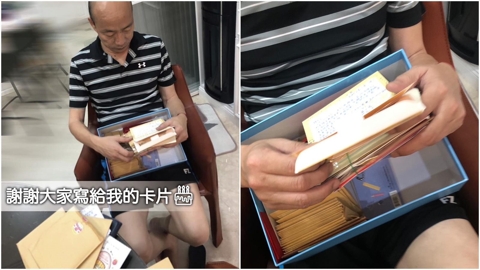 韓國瑜今日慶祝生日,除了感慨又失業外,也許下3個願望。(翻攝自韓國瑜臉書)